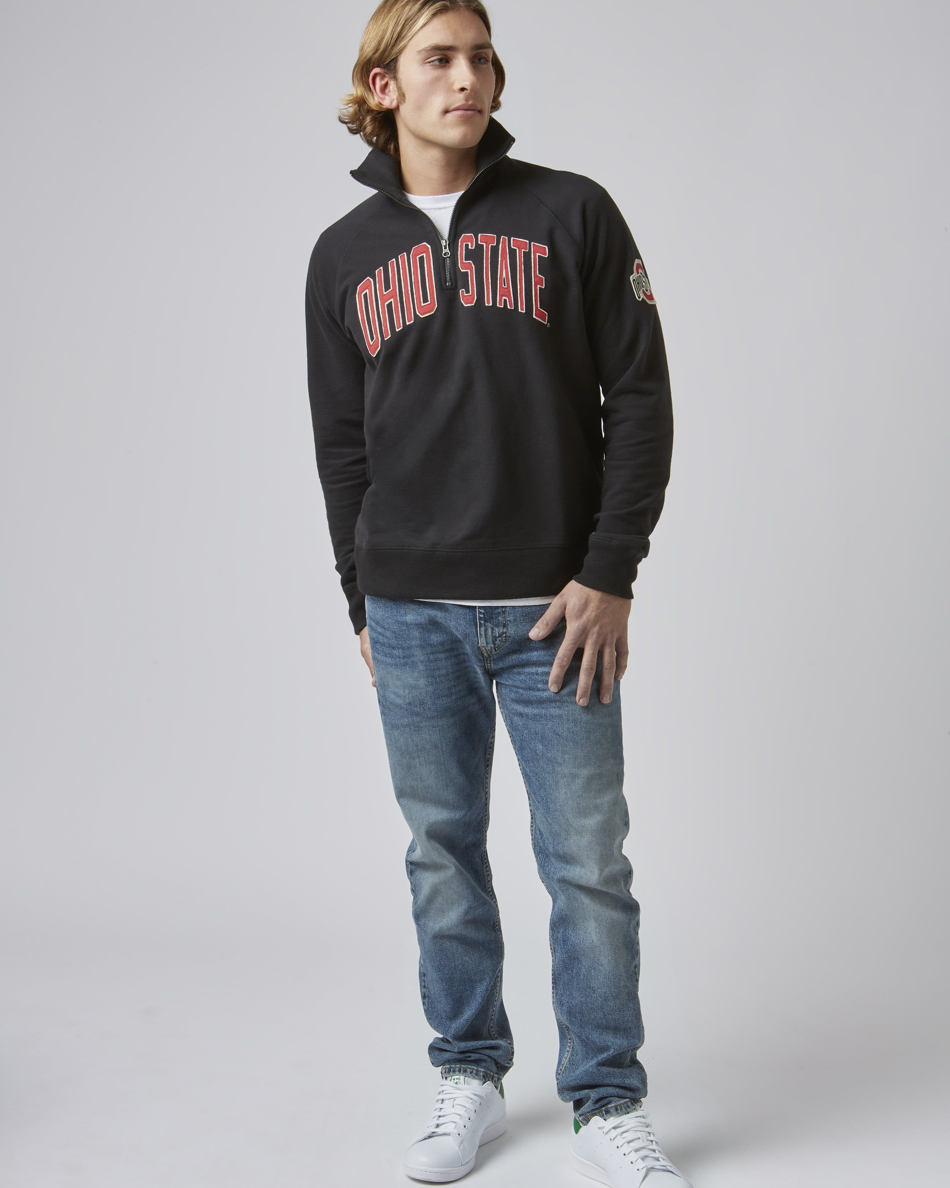 OHIO STATE BUCKEYES BANKS '47 HARRIS SCRIMMAGE 1/4 ZIP sold by 47 product image thumbnail 2