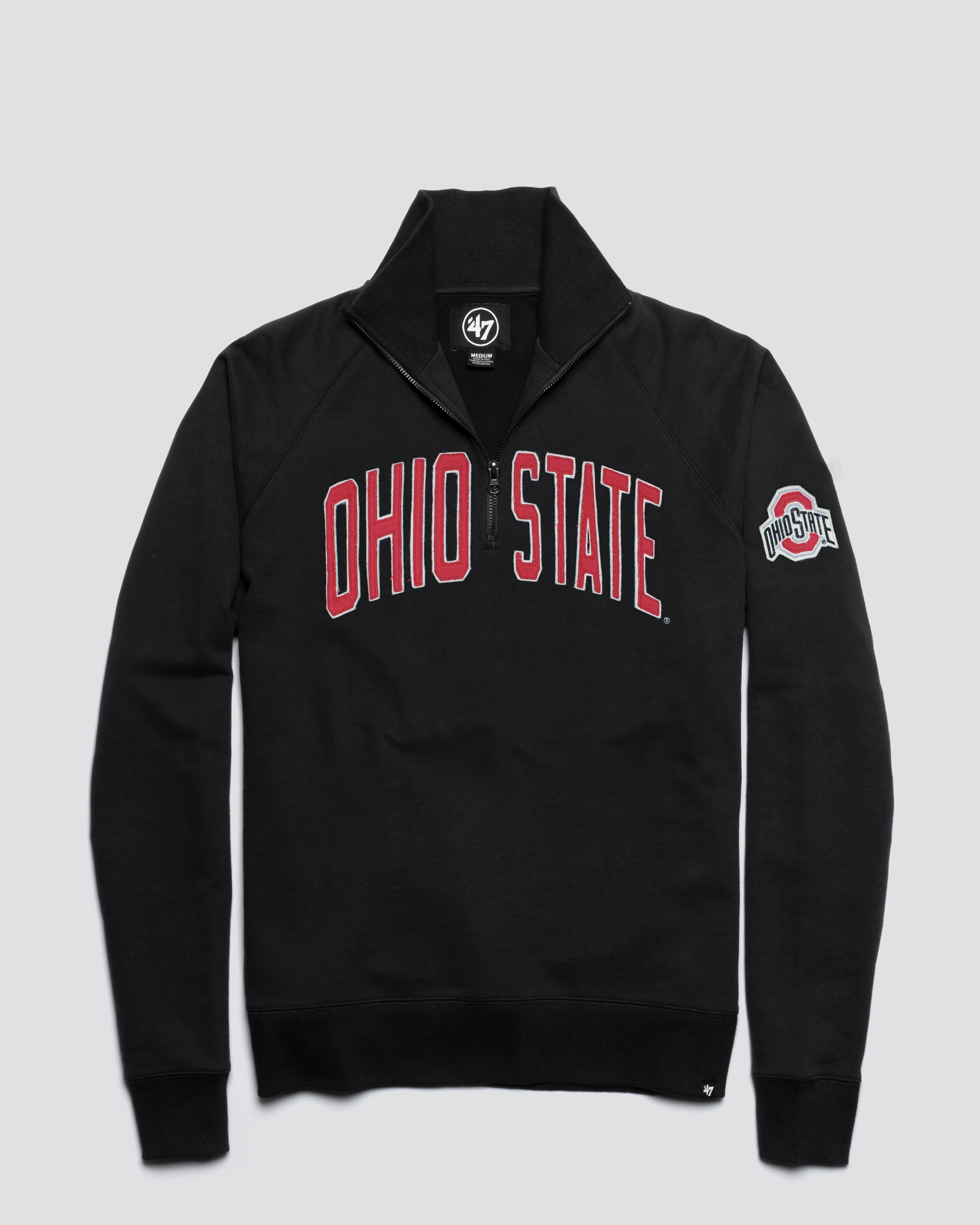 OHIO STATE BUCKEYES BANKS '47 HARRIS SCRIMMAGE 1/4 ZIP sold by 47
