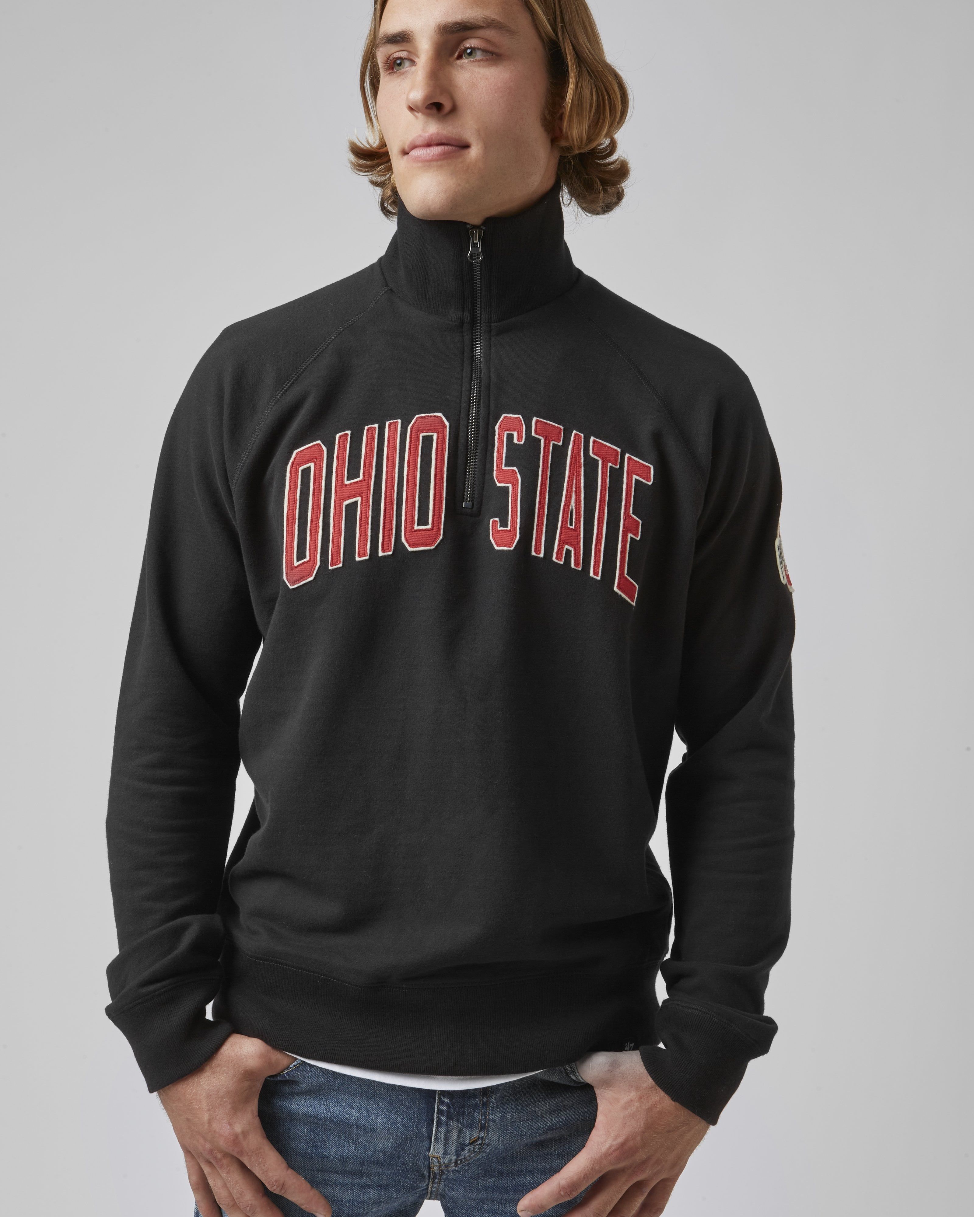 OHIO STATE BUCKEYES BANKS '47 HARRIS SCRIMMAGE 1/4 ZIP sold by 47 product image thumbnail 3