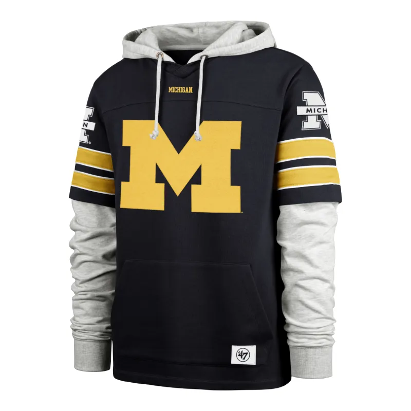 MICHIGAN WOLVERINES GRIDIRON BLITZ '47 CORNERBACK LACER sold by 47