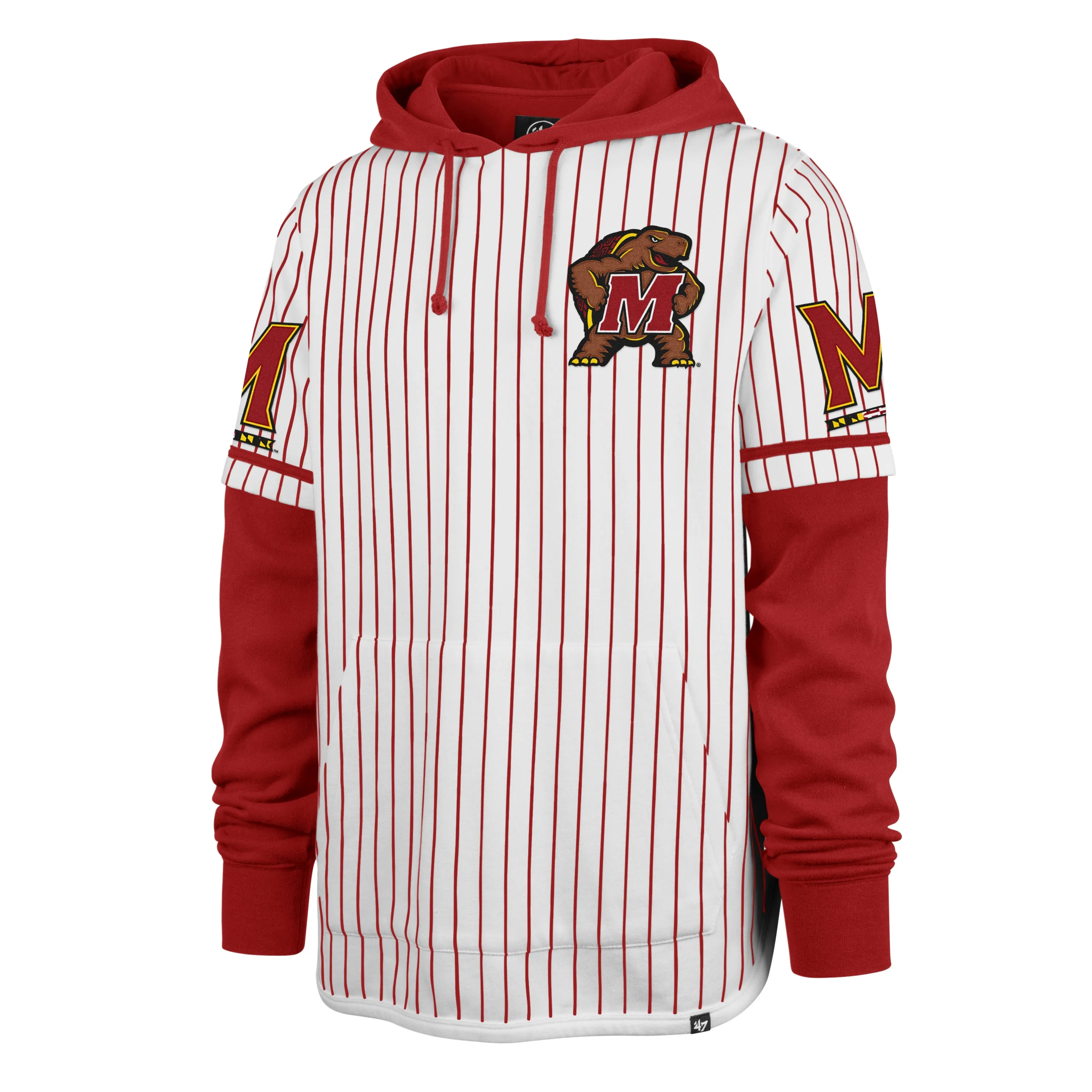 MARYLAND TERRAPINS PINSTRIPE '47 SHORTSTOP PULLOVER HOOD sold by 47