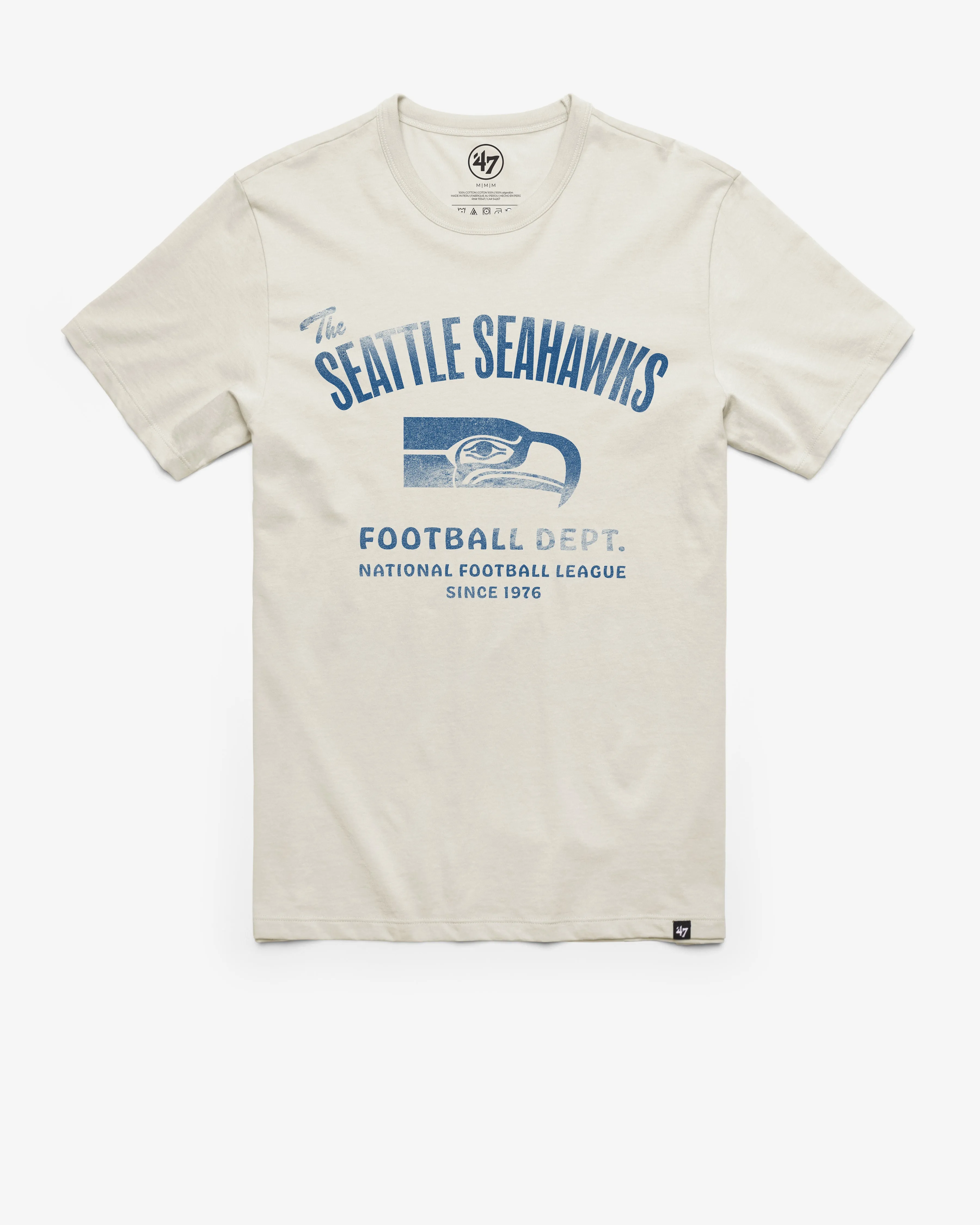 SEATTLE SEAHAWKS HISTORIC WIDE OPEN '47 FRANKLIN TEE sold by 47
