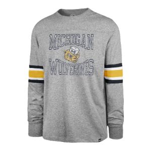 MICHIGAN WOLVERINES VINTAGE COVER TWO '47 BREX LONG SLEEVE TEE sold by 47