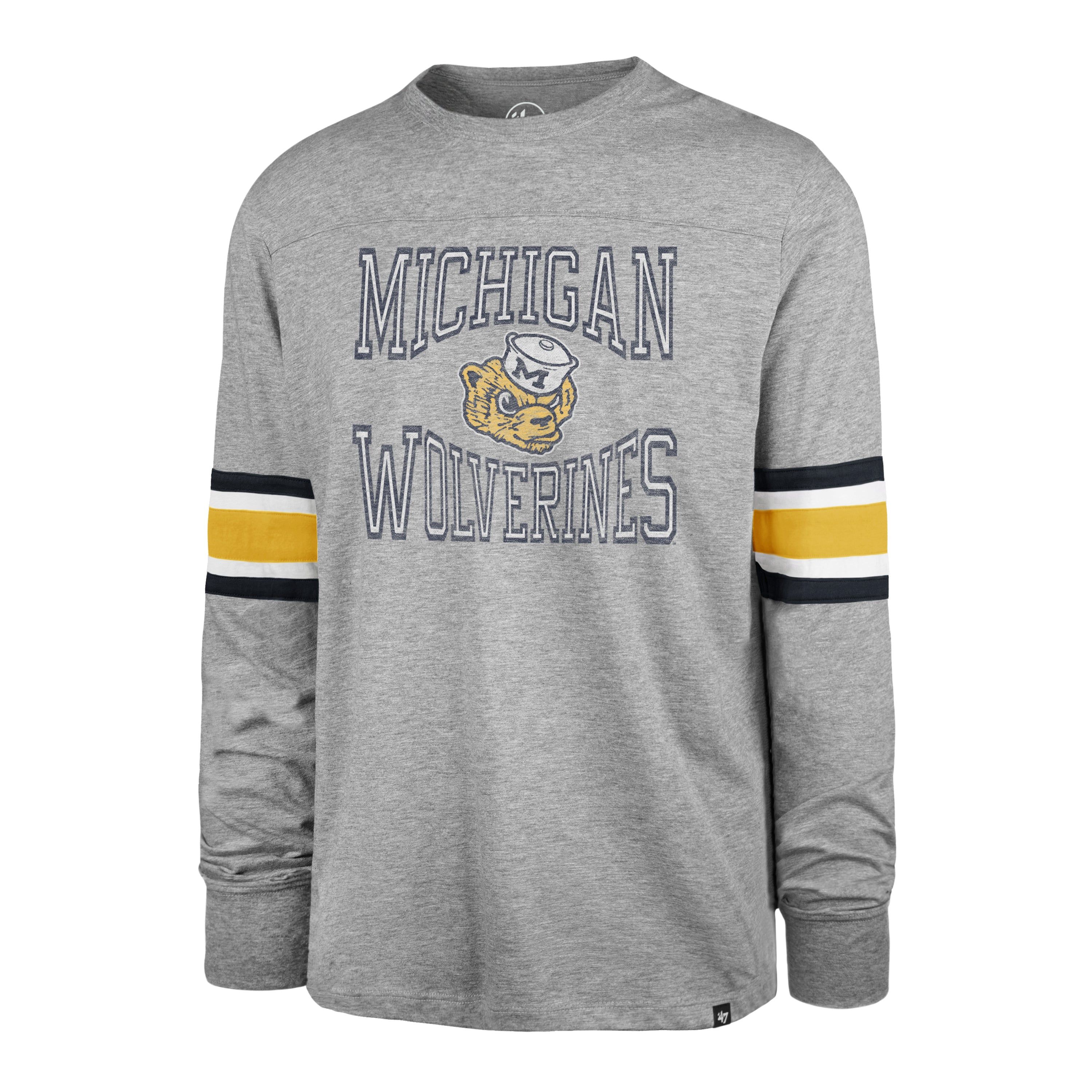MICHIGAN WOLVERINES VINTAGE COVER TWO '47 BREX LONG SLEEVE TEE sold by 47
