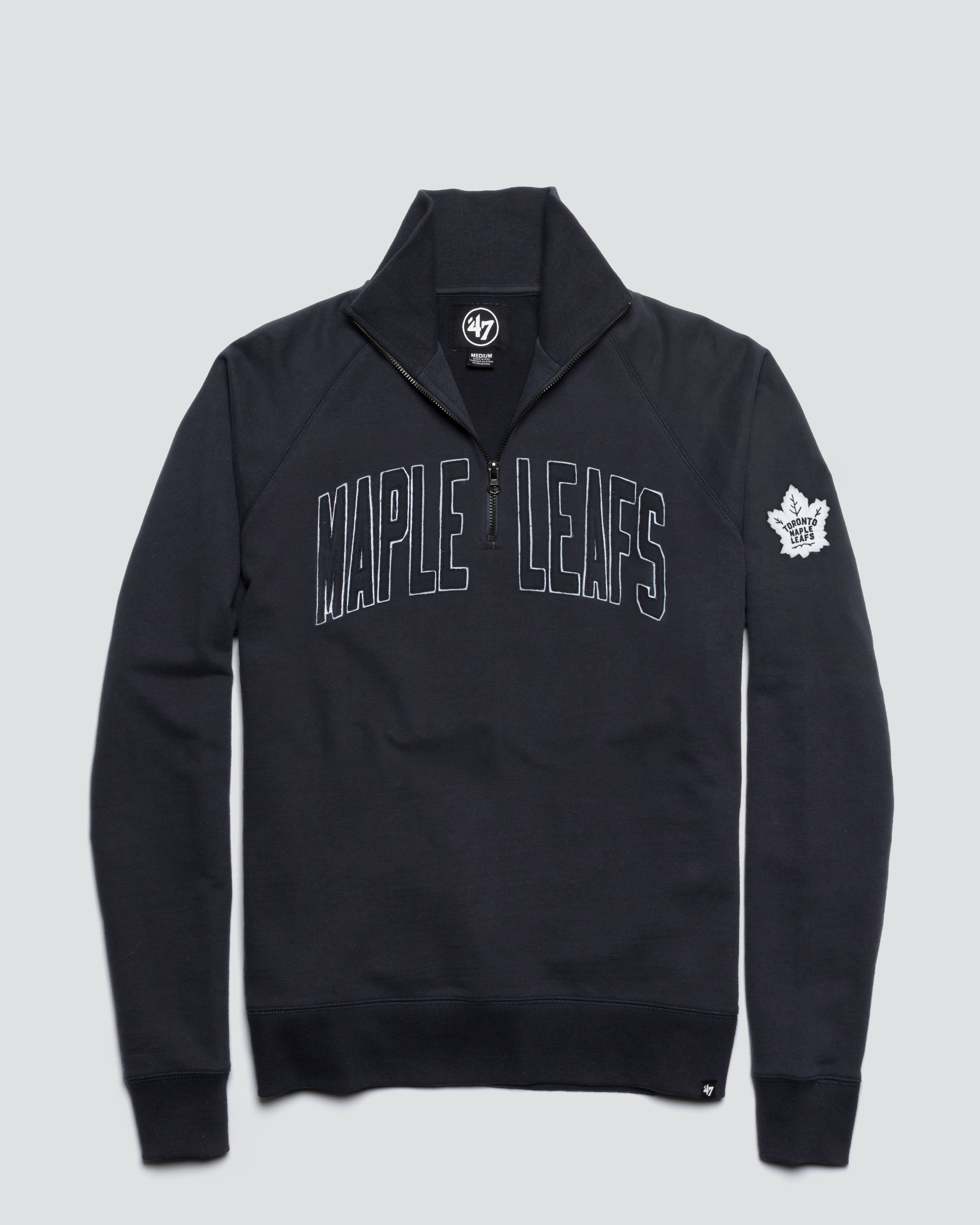TORONTO MAPLE LEAFS BANKS '47 HARRIS SCRIMMAGE 1/4 ZIP sold by 47