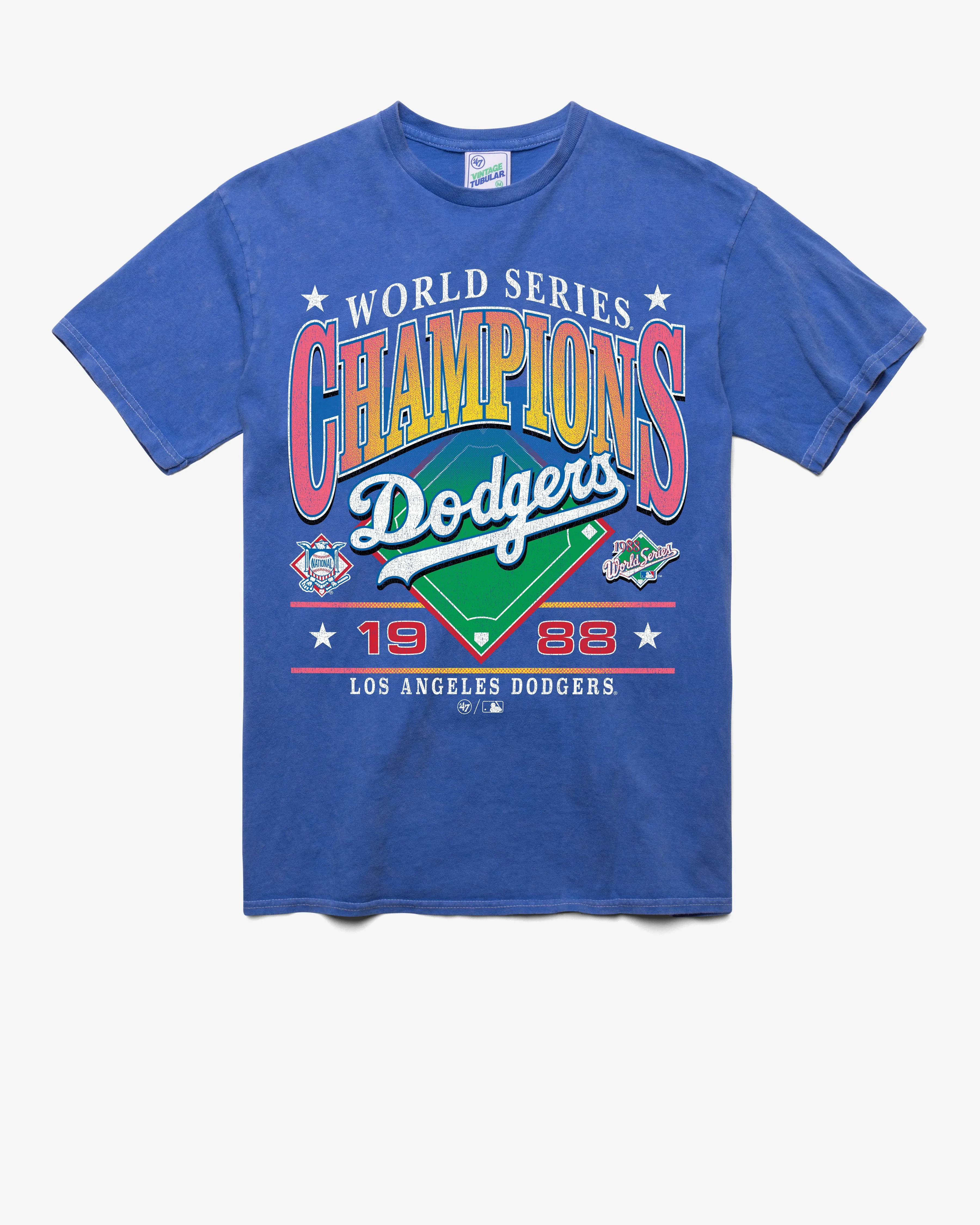 LOS ANGELES DODGERS COOPERSTOWN WORLD SERIES LOCKER '47 VINTAGE TUBULAR TEE sold by 47