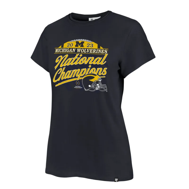 MICHIGAN WOLVERINES 2023 CFP NATIONAL CHAMPIONS '47 FRANKIE TEE sold by 47