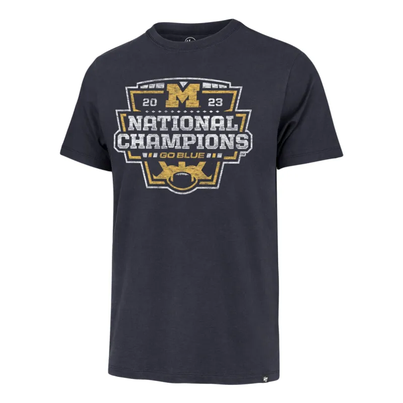 MICHIGAN WOLVERINES 2023 CFP NATIONAL CHAMPIONS '47 FRANKLIN TEE sold by 47