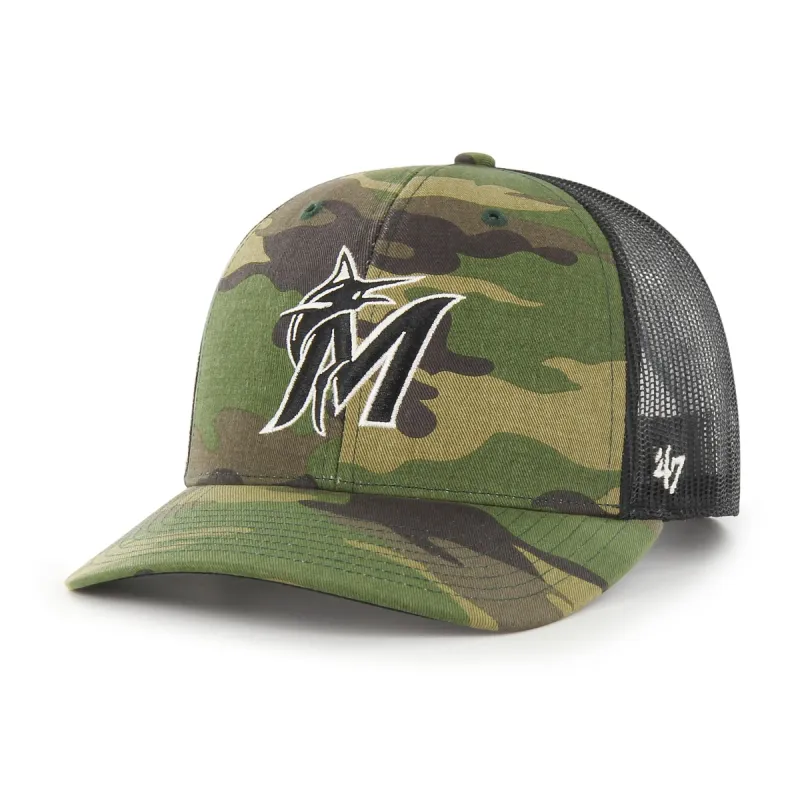 MIAMI MARLINS CAMO '47 TRUCKER sold by 47