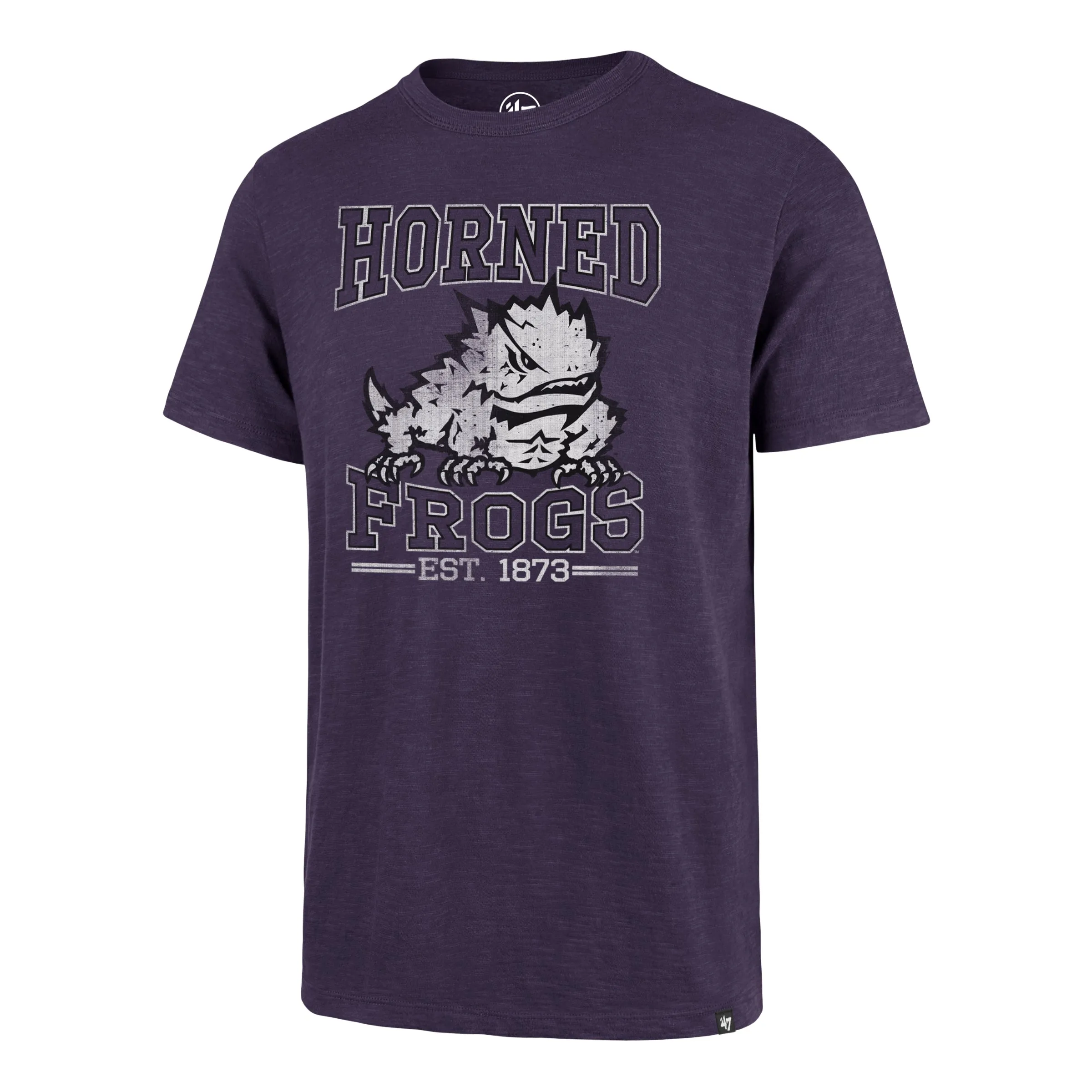TEXAS CHRISTIAN HORNED FROGS TCU BLOCK BUILT SCRUM TEE sold by 47