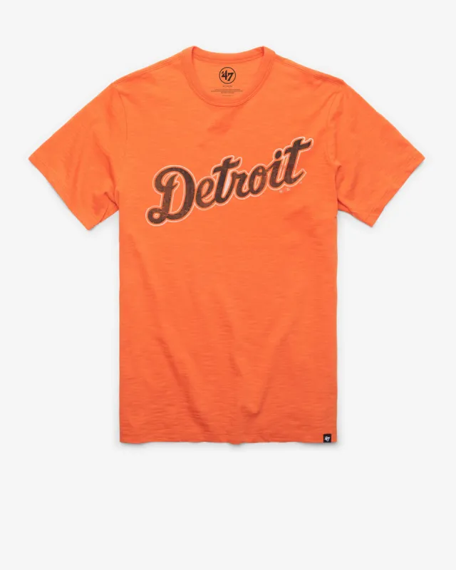 DETROIT TIGERS GRIT WORDMARK '47 SCRUM TEE sold by 47