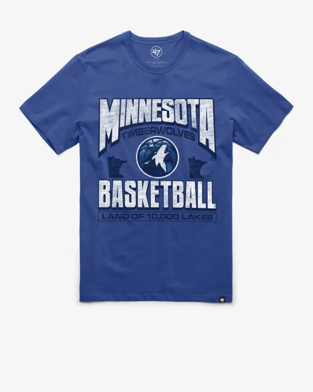 MINNESOTA TIMBERWOLVES CITY EDITION OVERVIEW '47 FRANKLIN TEE sold by 47