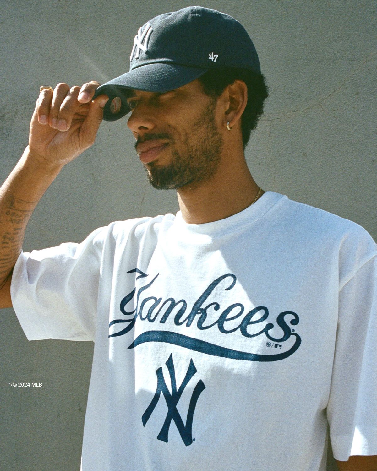 NEW YORK YANKEES HIGHLINE '47 FOUNDATION TEE sold by 47 product image thumbnail 3