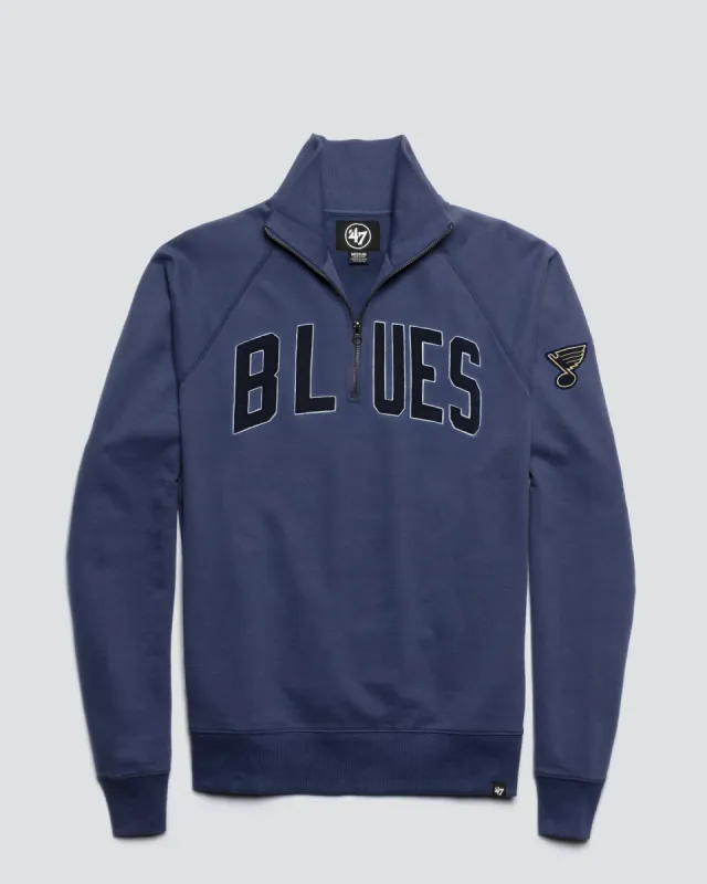 ST. LOUIS BLUES BANKS '47 HARRIS SCRIMMAGE 1/4 ZIP sold by 47