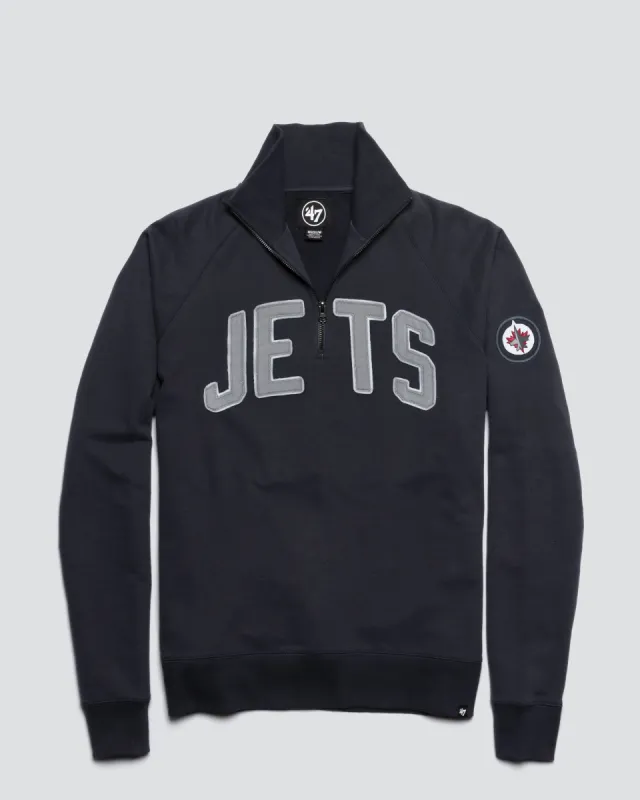 WINNIPEG JETS BANKS '47 HARRIS SCRIMMAGE 1/4 ZIP sold by 47