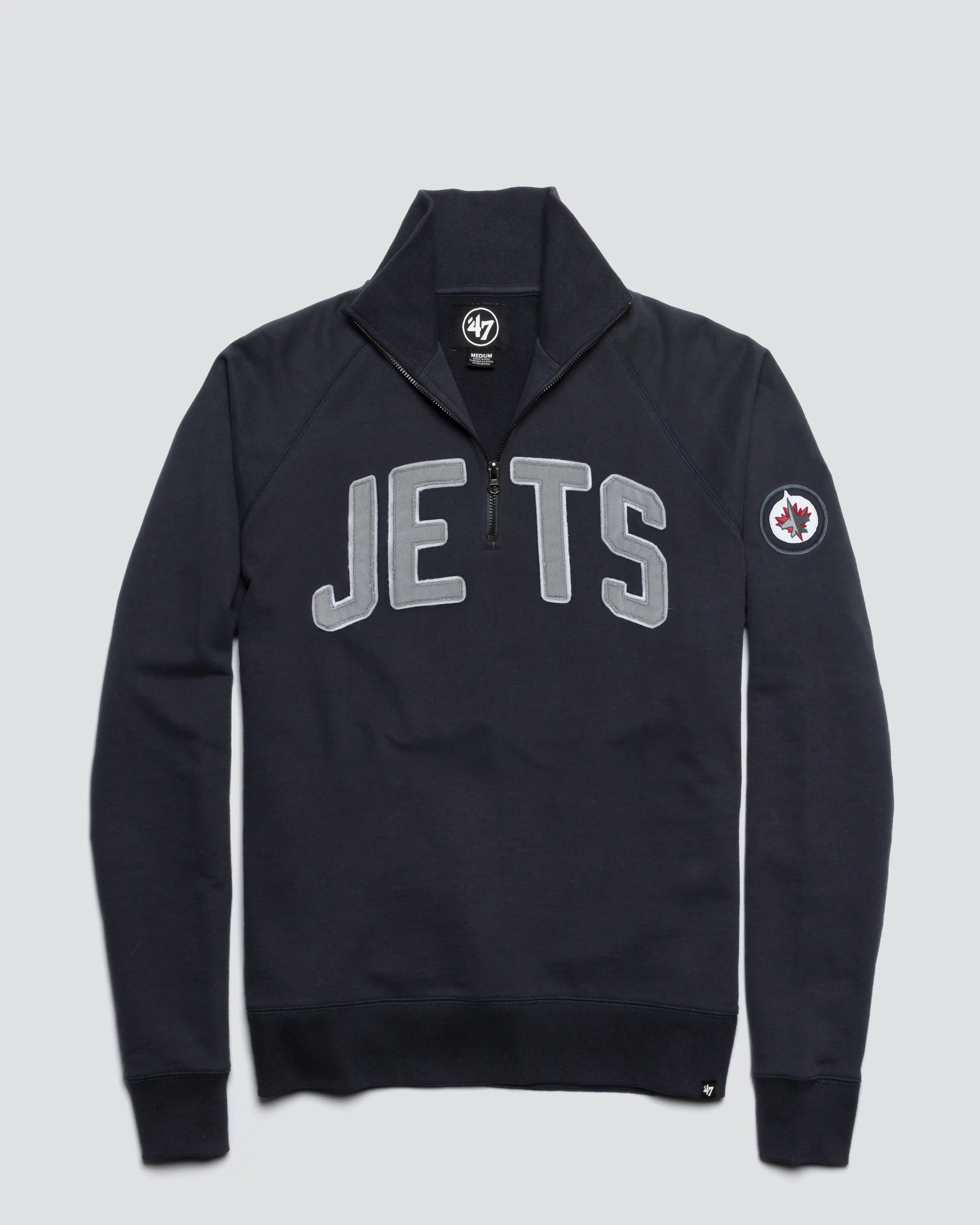 WINNIPEG JETS BANKS '47 HARRIS SCRIMMAGE 1/4 ZIP sold by 47