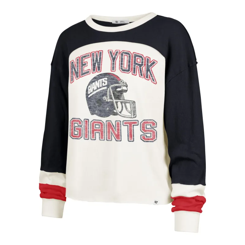 NEW YORK GIANTS HISTORIC GRIDIRON CURVE '47 TONI LONG SLEEVE TEE WOMENS sold by 47