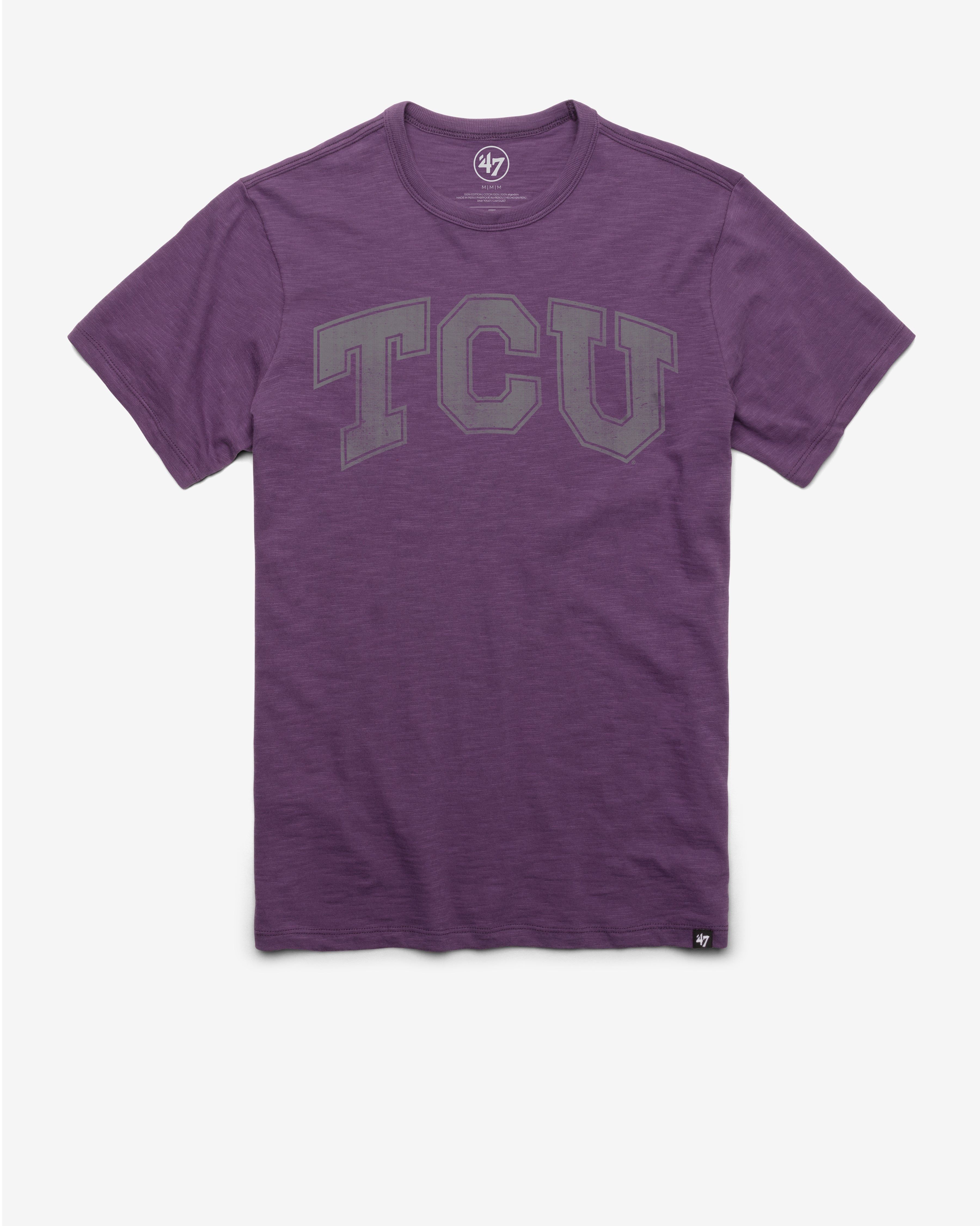 TEXAS CHRISTIAN HORNED FROGS TCU CLASSIC BLOCK '47 SCRUM TEE sold by 47