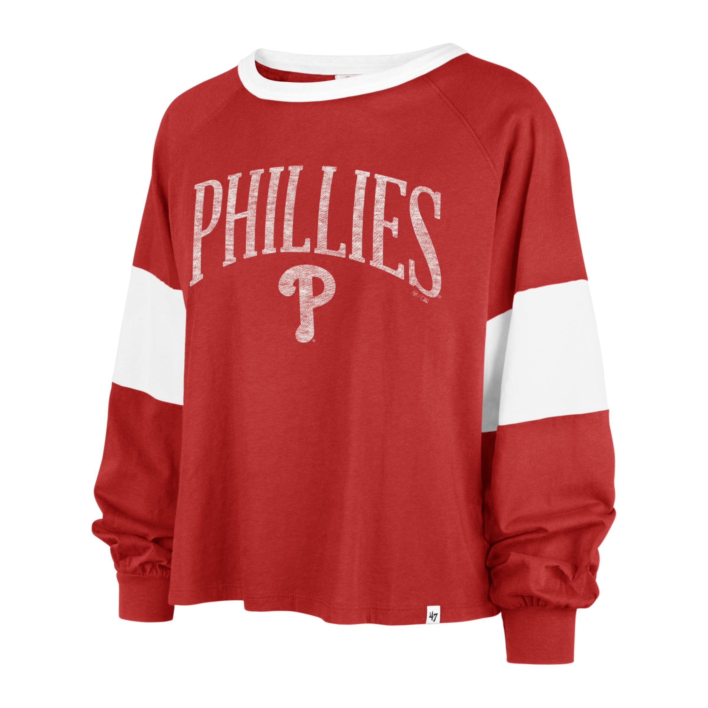 PHILADELPHIA PHILLIES UPSIDE '47 RHEA LONG SLEEVE TEE WOMEN sold by 47