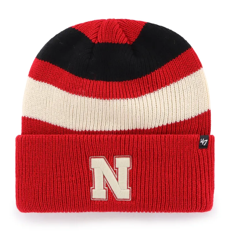 NEBRASKA CORNHUSKERS CLUBHOUSE JENNINGS '47 CUFF KNIT sold by 47