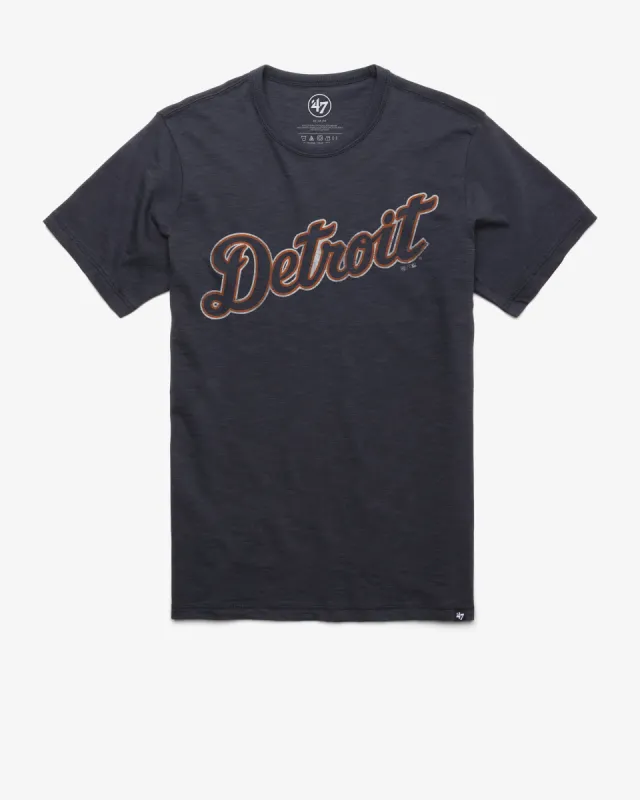 DETROIT TIGERS GRIT WORDMARK '47 SCRUM TEE sold by 47