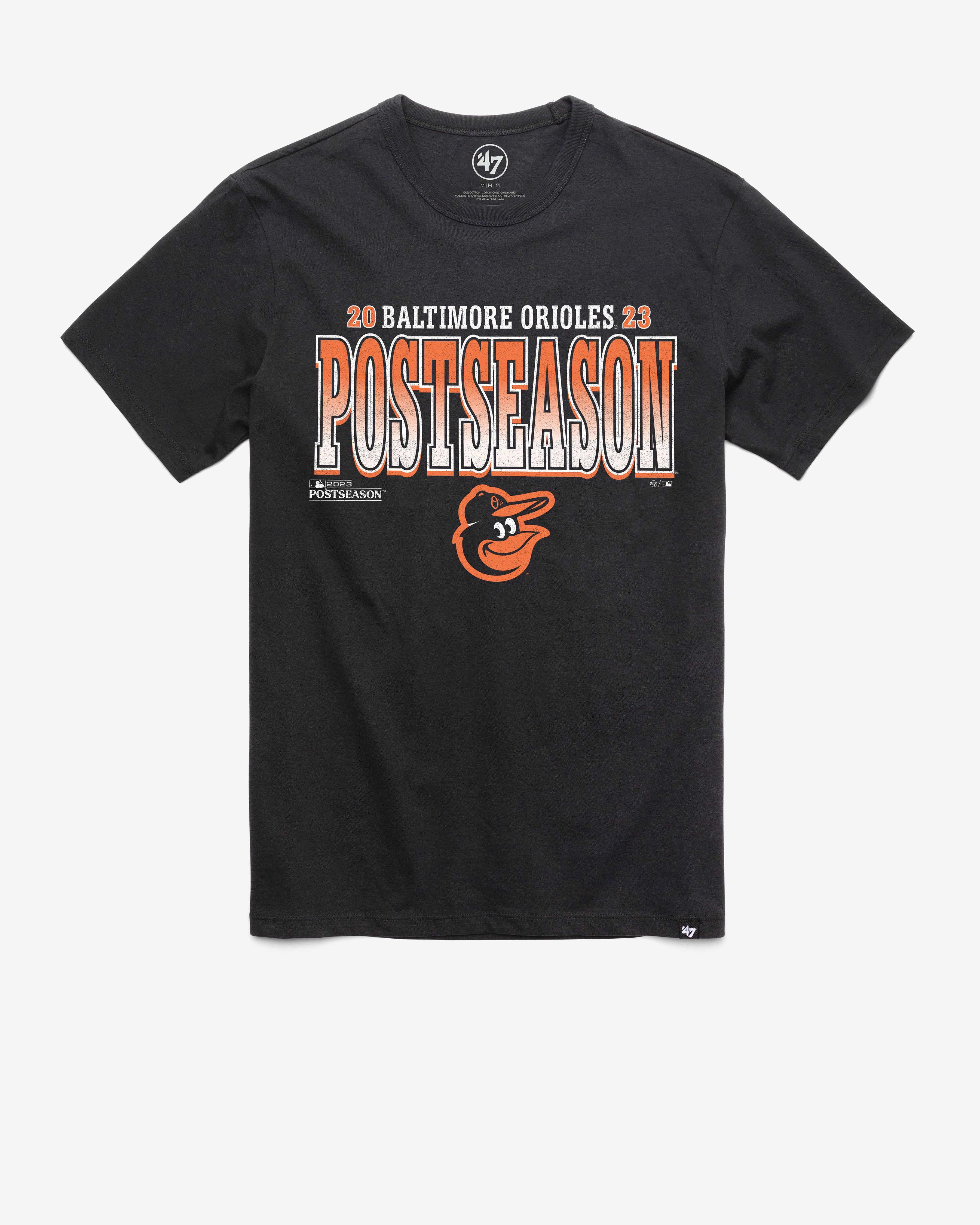 BALTIMORE ORIOLES 2023 POSTSEASON '47 FRANKLIN TEE sold by 47