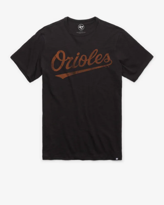 BALTIMORE ORIOLES GRIT WORDMARK '47 SCRUM TEE sold by 47