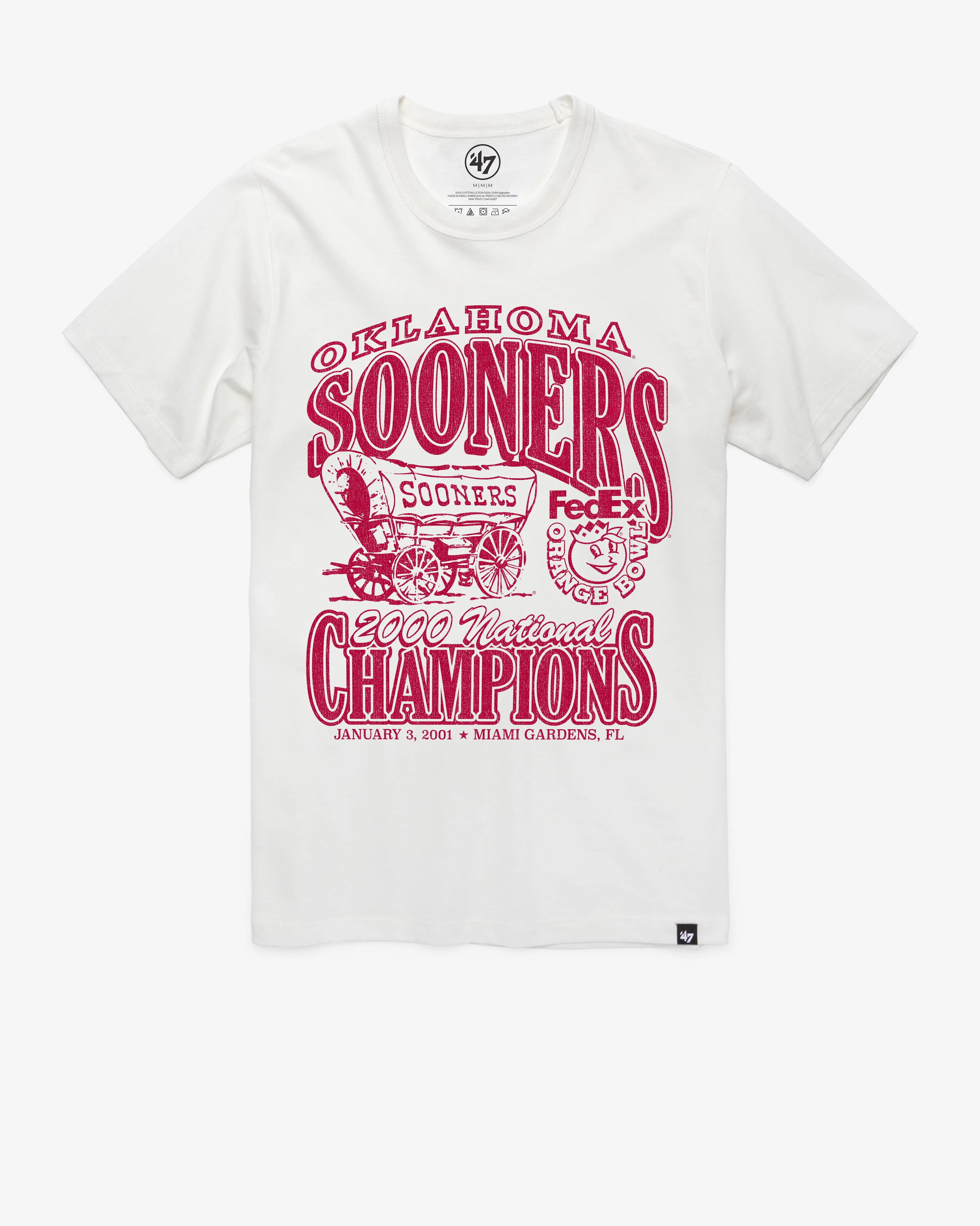 OKLAHOMA SOONERS MONOCHROME '47 FRANKLIN TEE sold by 47