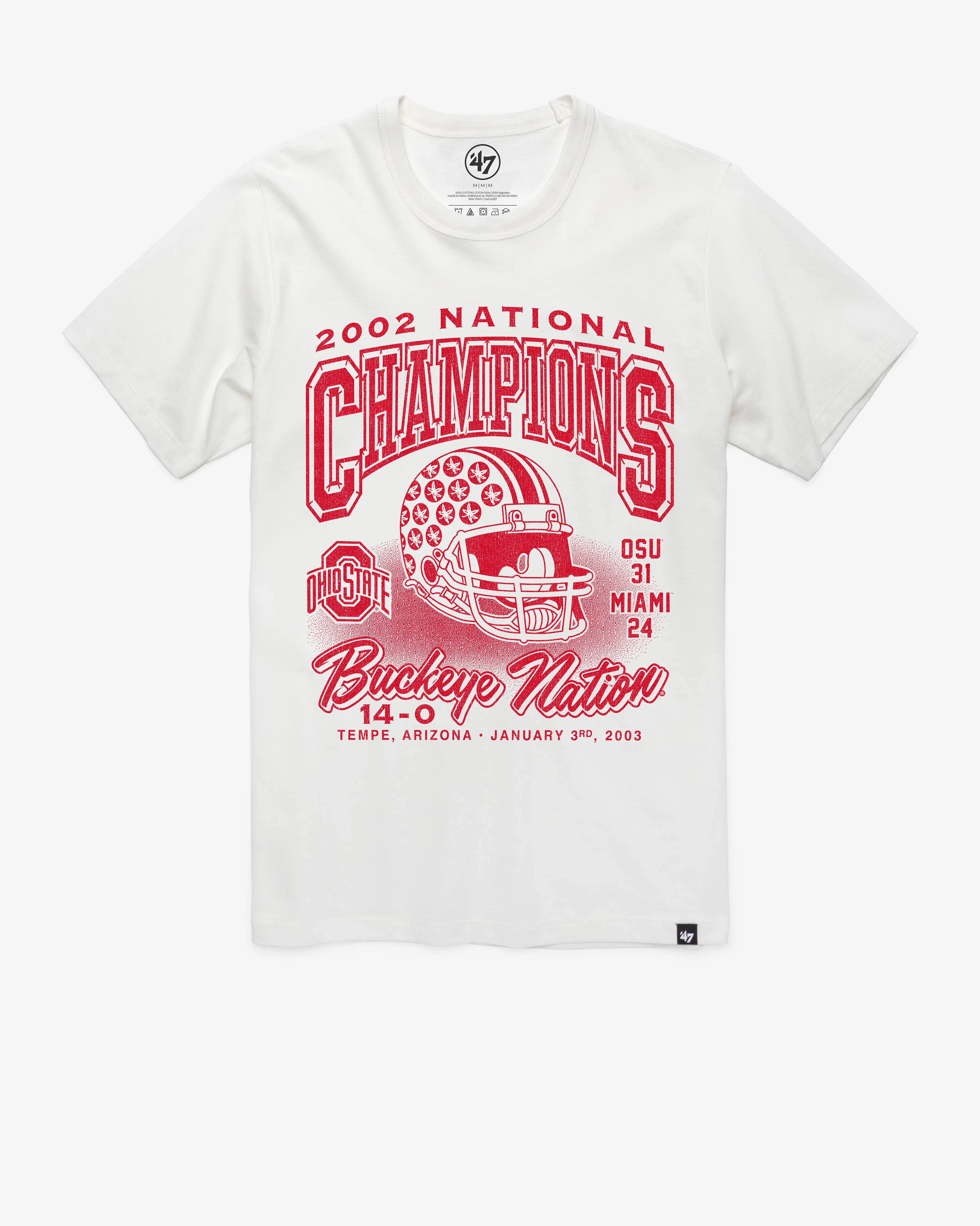 OHIO STATE BUCKEYES MONOCHROME '47 FRANKLIN TEE sold by 47