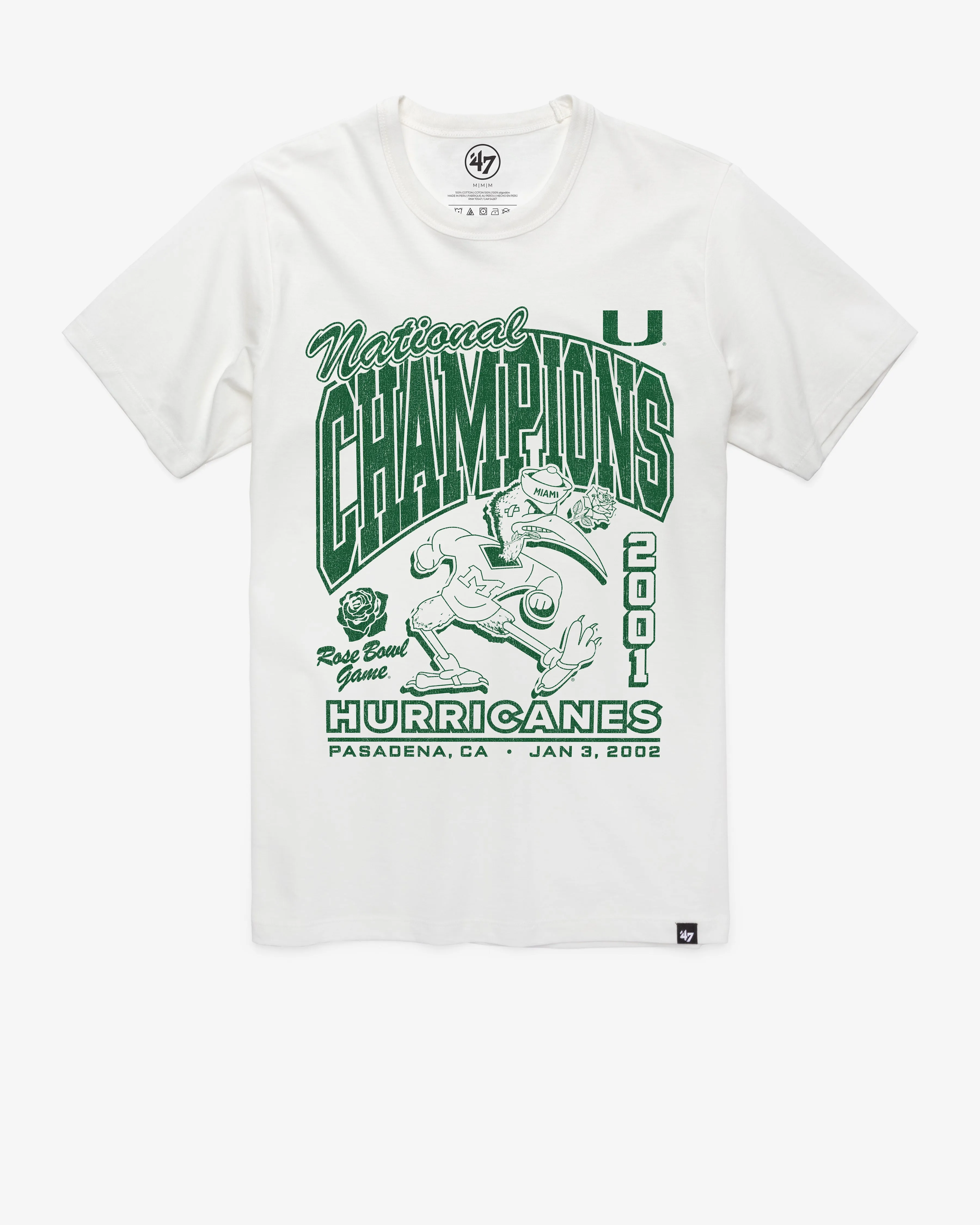 MIAMI HURRICANES MONOCHROME '47 FRANKLIN TEE sold by 47