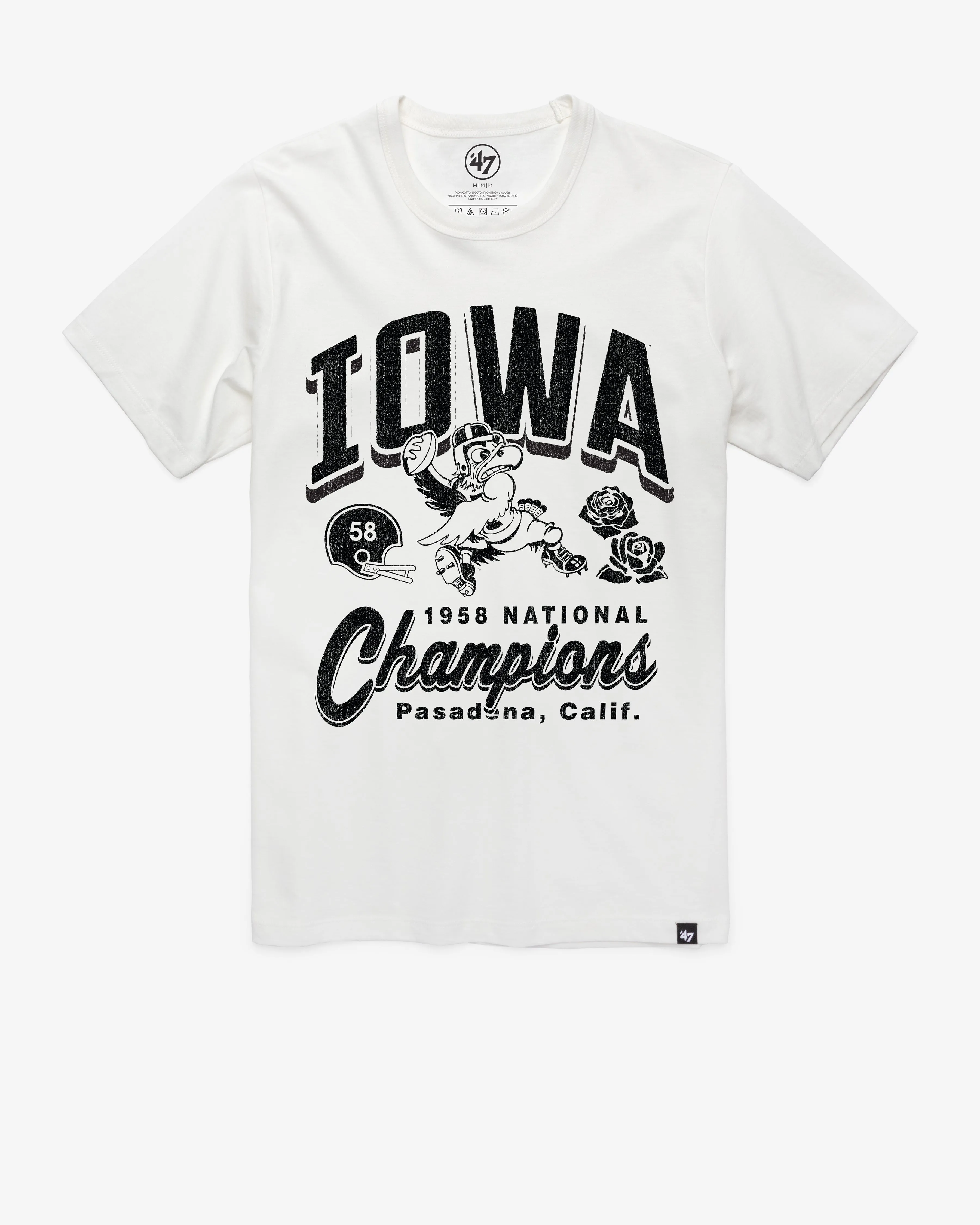 IOWA HAWKEYES MONOCHROME '47 FRANKLIN TEE sold by 47