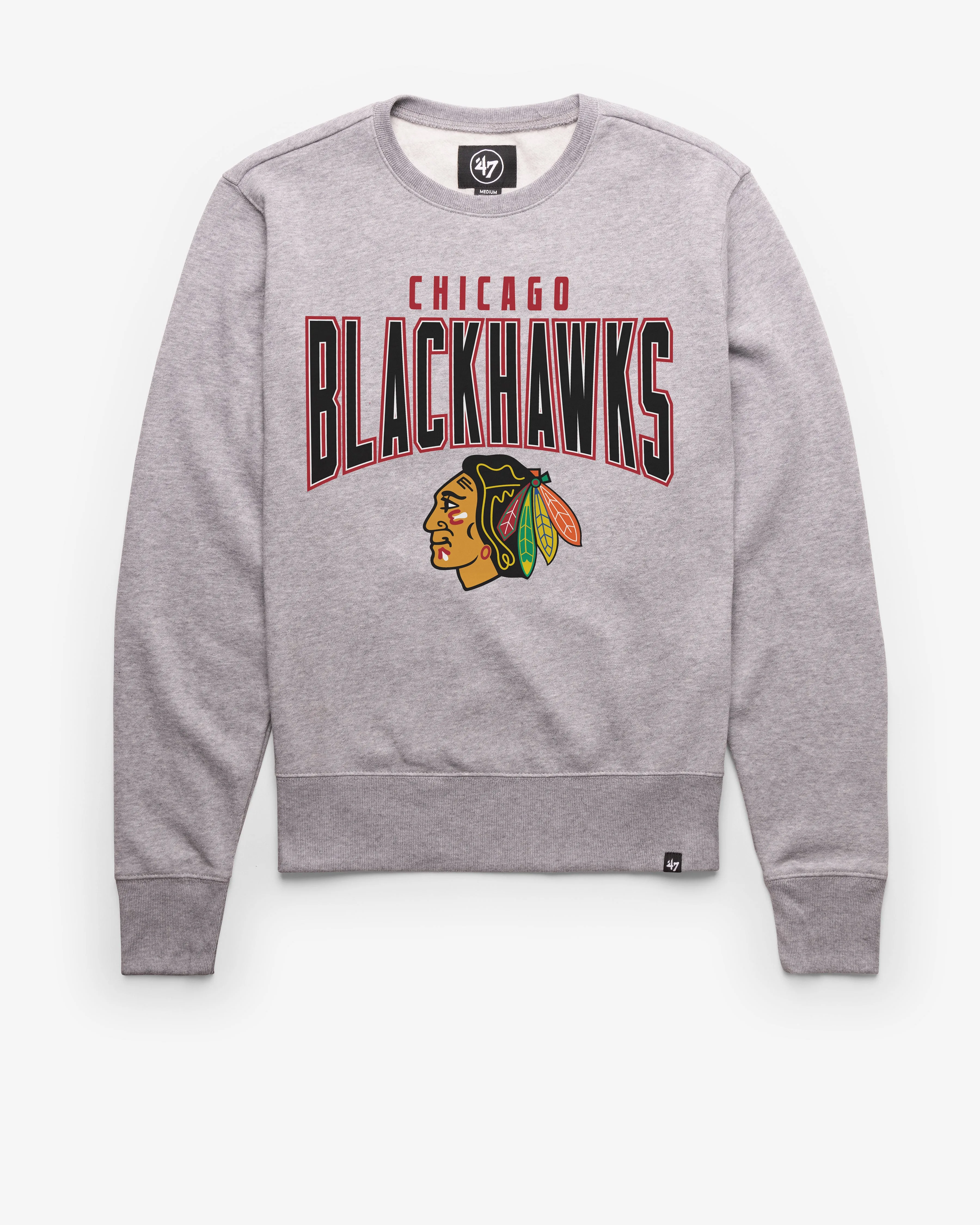 CHICAGO BLACKHAWKS TEAM ELEMENTS ARCH '47 HEADLINE CREW sold by 47