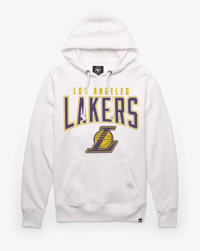 LOS ANGELES LAKERS TEAM ELEMENTS ARCH '47 HEADLINE HOOD sold by 47
