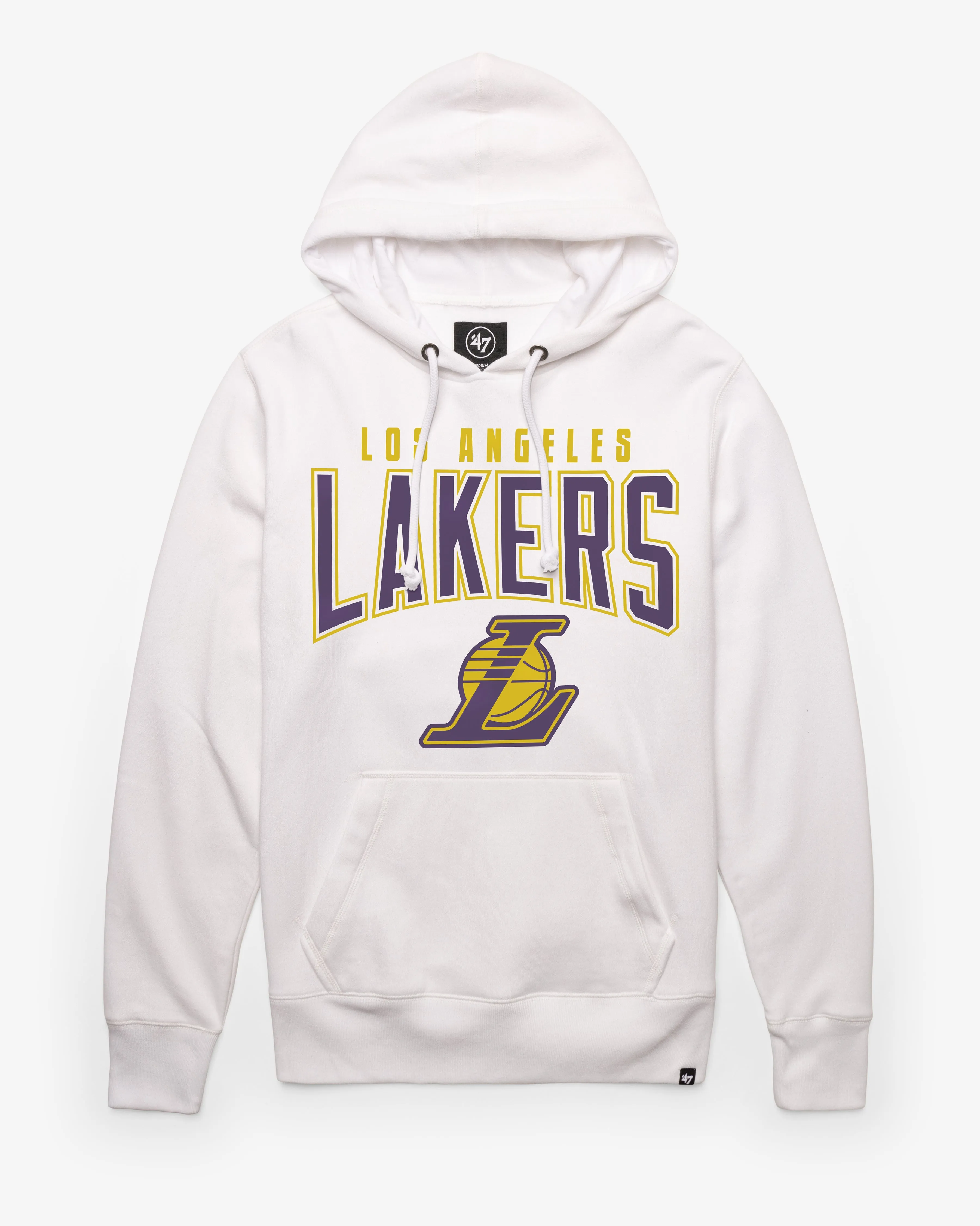 LOS ANGELES LAKERS TEAM ELEMENTS ARCH '47 HEADLINE HOOD sold by 47