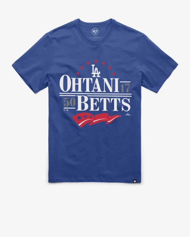 LOS ANGELES DODGERS OHTANI BETTS '47 FRANKLIN TEE sold by 47