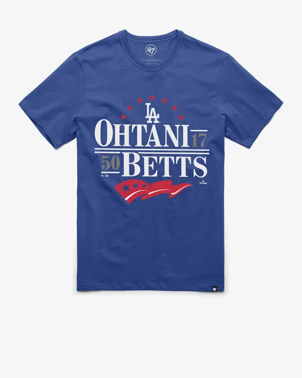 LOS ANGELES DODGERS OHTANI BETTS '47 FRANKLIN TEE sold by 47