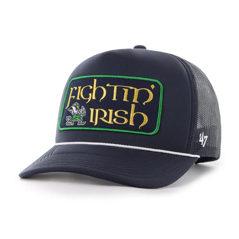 NOTRE DAME FIGHTIN IRISH LOCAL PATCH '47 TRUCKER FPAM FRONT sold by 47