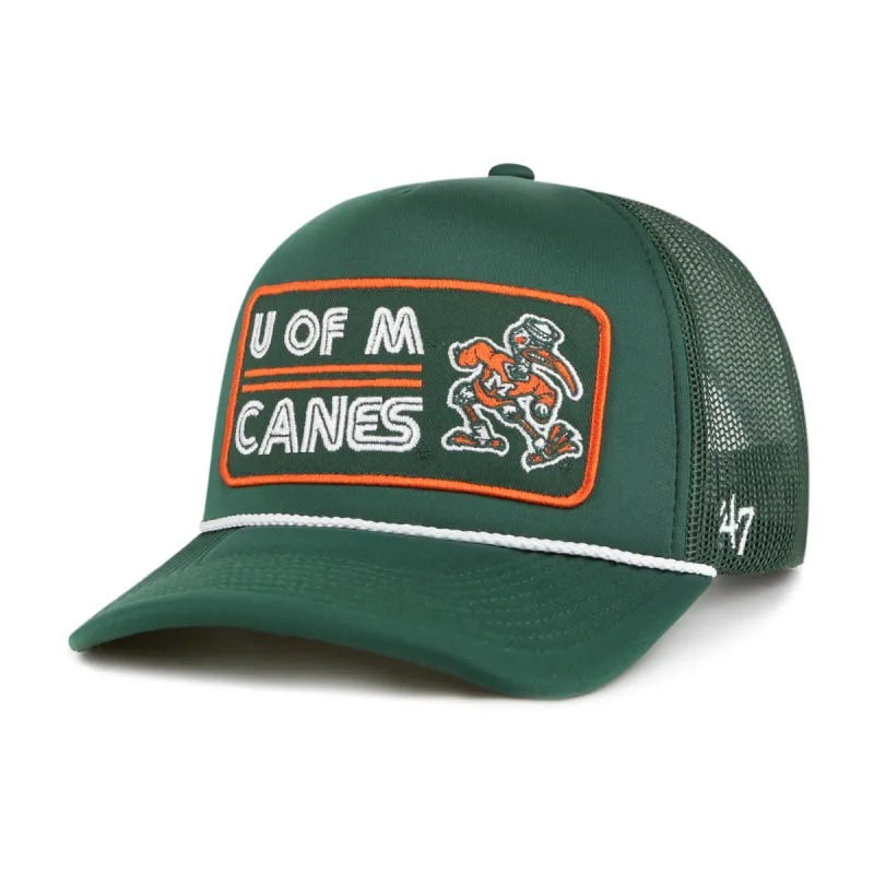 MIAMI HURRICANES LOCAL PATCH '47 TRUCKER FOAM FRONT sold by 47
