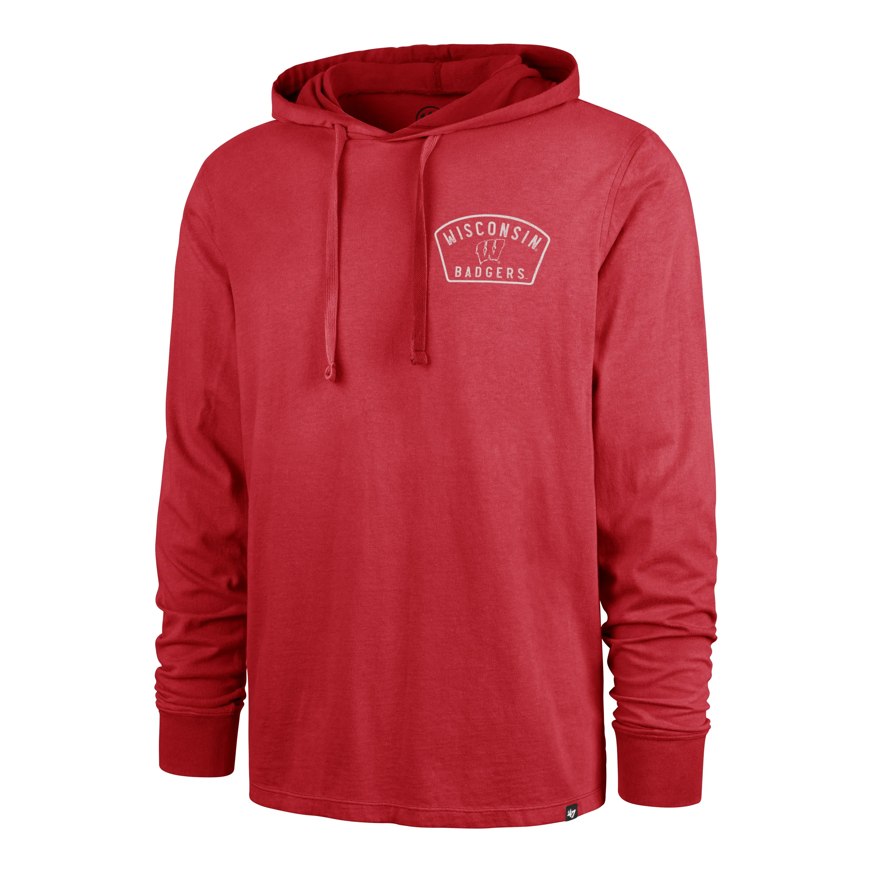 WISCONSIN BADGERS DUSTED OVERHAND '47 RIVER JERSEY HOOD sold by 47