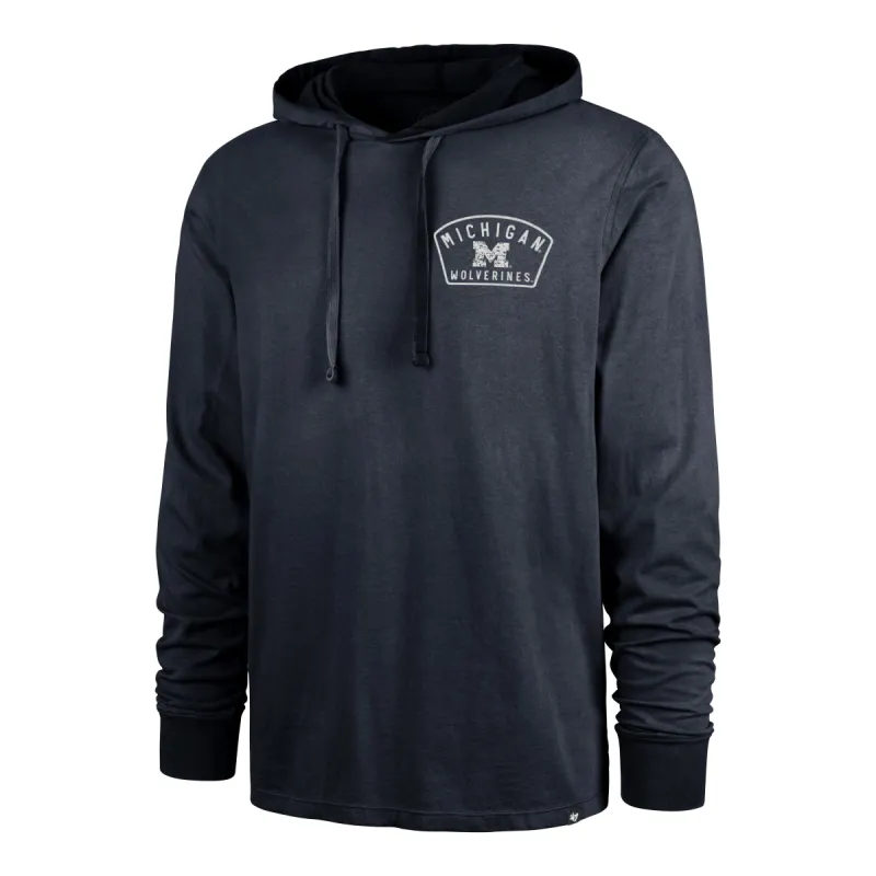 MICHIGAN WOLVERINES DUSTED OVERHAND '47 RIVER JERSEY HOOD sold by 47