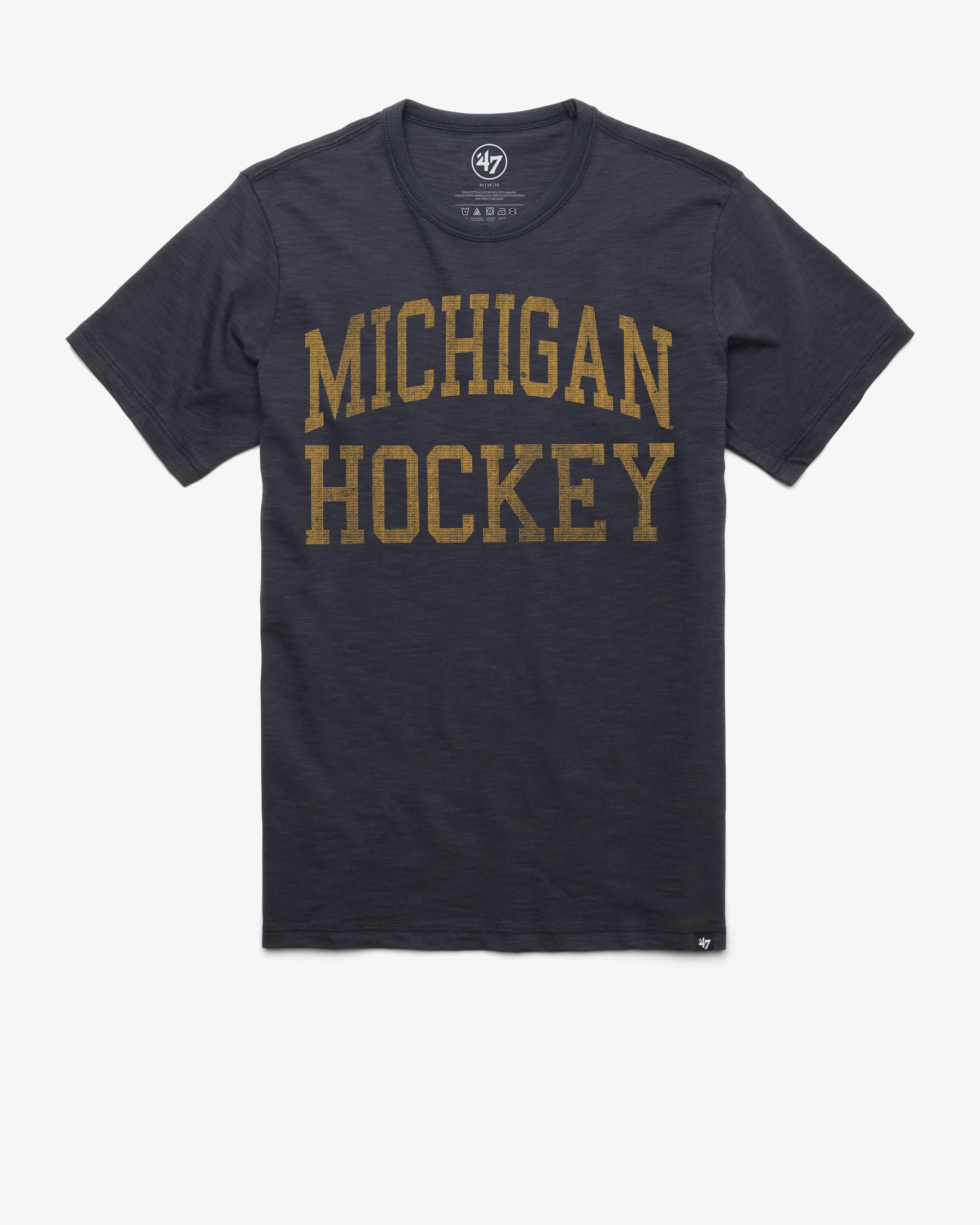 MICHIGAN WOLVERINES CLASSIC BLOCK '47 SCRUM TEE sold by 47