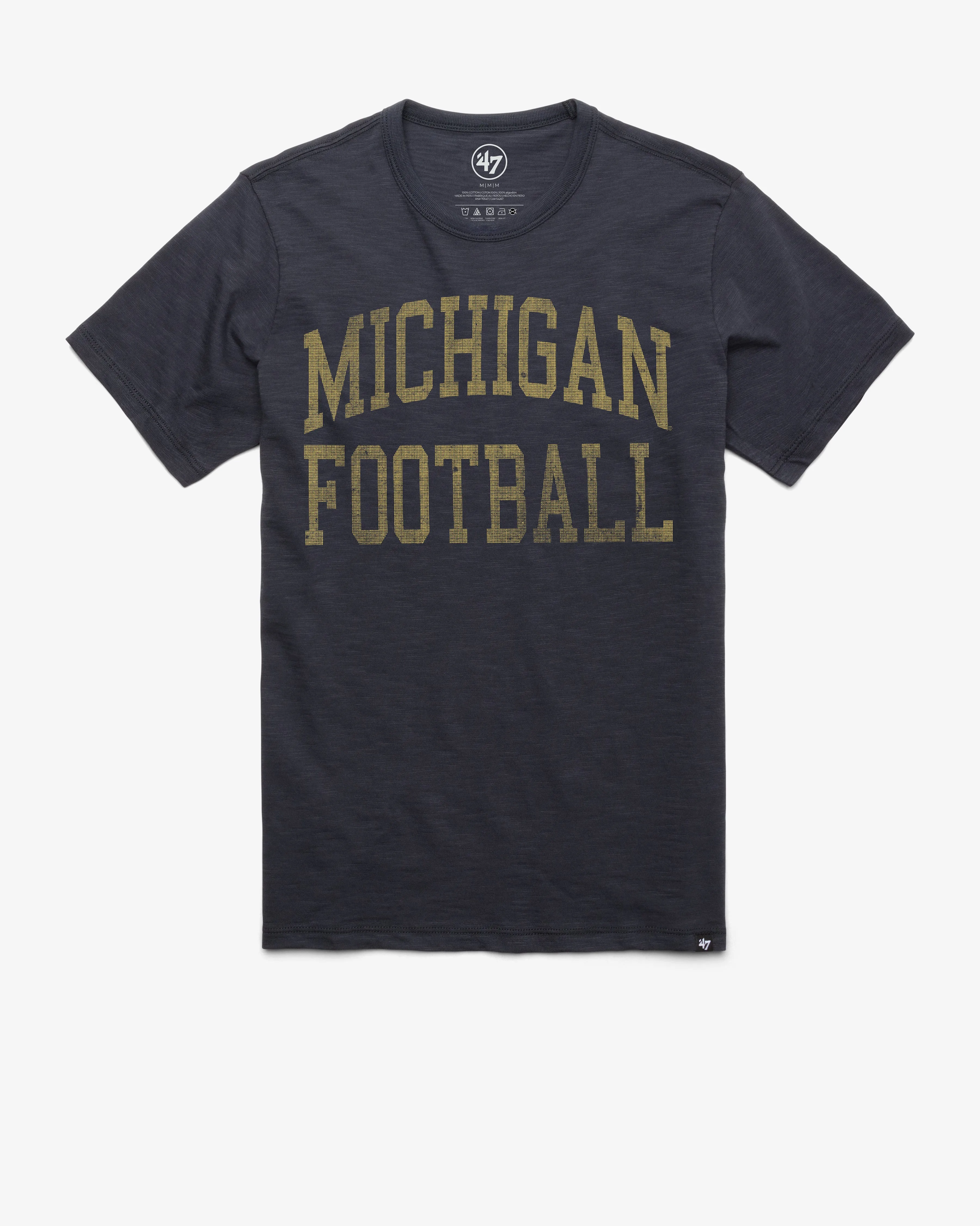 MICHIGAN WOLVERINES CLASSIC BLOCK '47 SCRUM TEE sold by 47