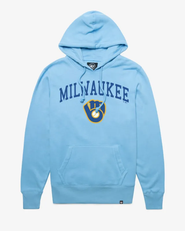 MILWAUKEE BREWERS COOPERSTOWN ARCH GAME '47 HEADLINE HOOD sold by 47