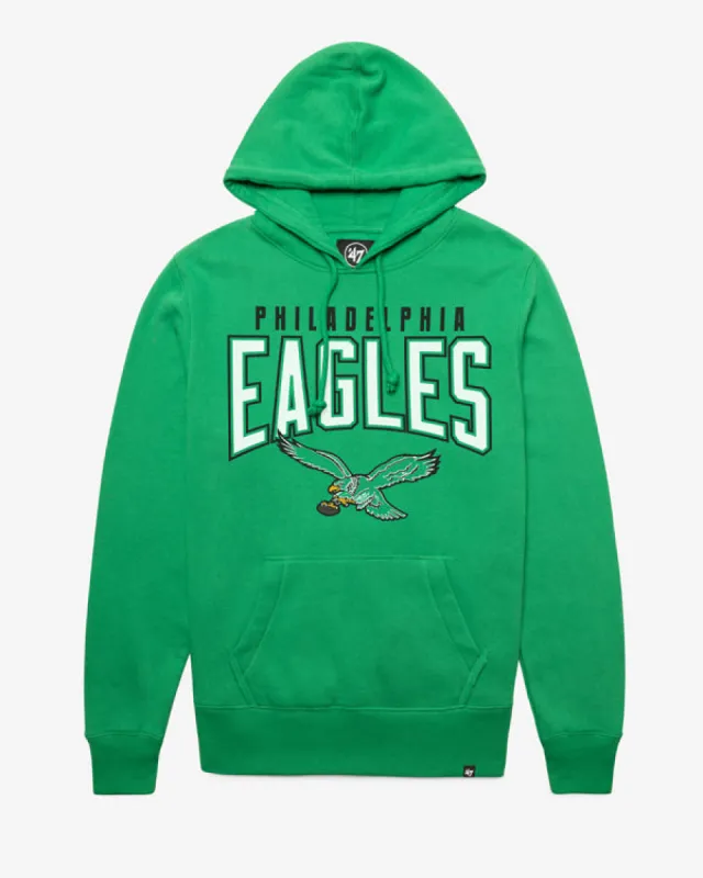 PHILADELPHIA EAGLES HISTORIC TEAM ELEMENTS ARCH '47 HEADLINE HOOD made by 47