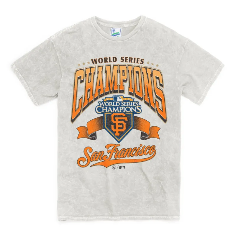 SAN FRANCISCO GIANTS 2010 WORLD SERIES ROCKER '47 VINTAGE TUBULAR TEE sold by 47