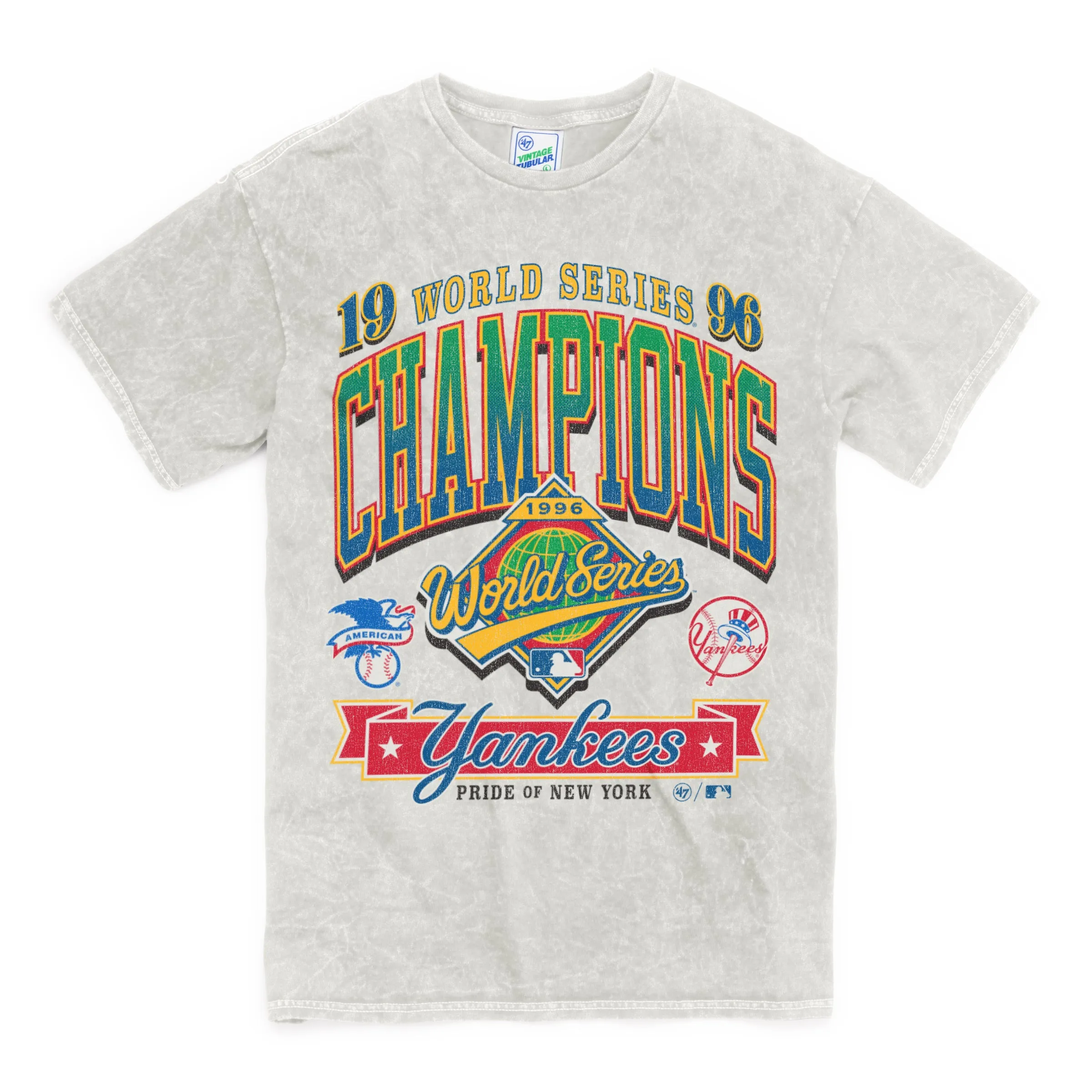 NEW YORK YANKEES 1996 WORLD SERIES ROCKER '47 VINTAGE TUBULAR TEE sold by 47