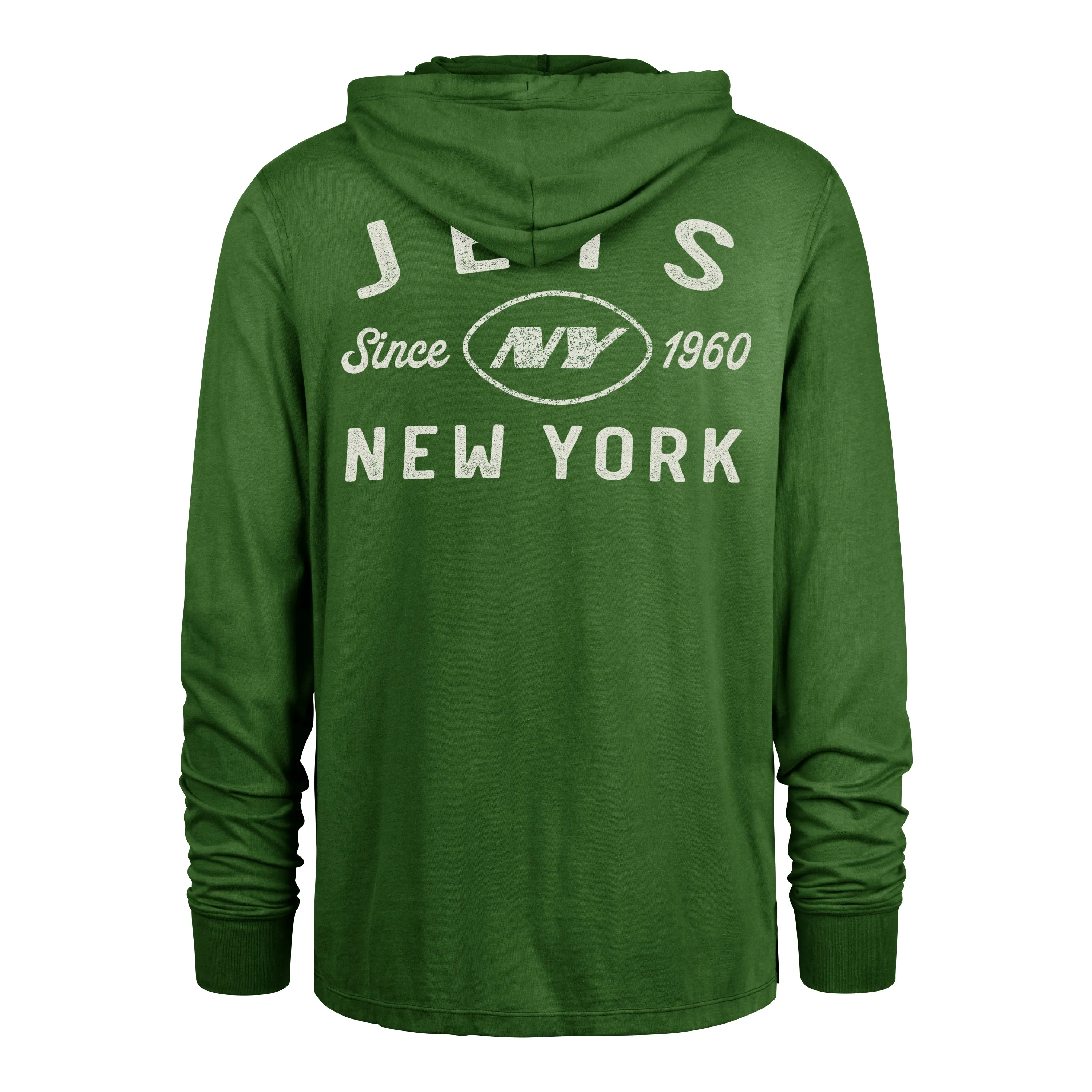 NEW YORK JETS DUSTED OVERHAND '47 RIVER JERSEY HOOD sold by 47 product image thumbnail 2