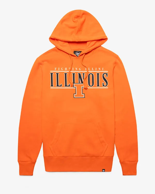 ILLINOIS FIGHTING ILLINI VINTAGE CITY LINE '47 HEADLINE HOOD sold by 47