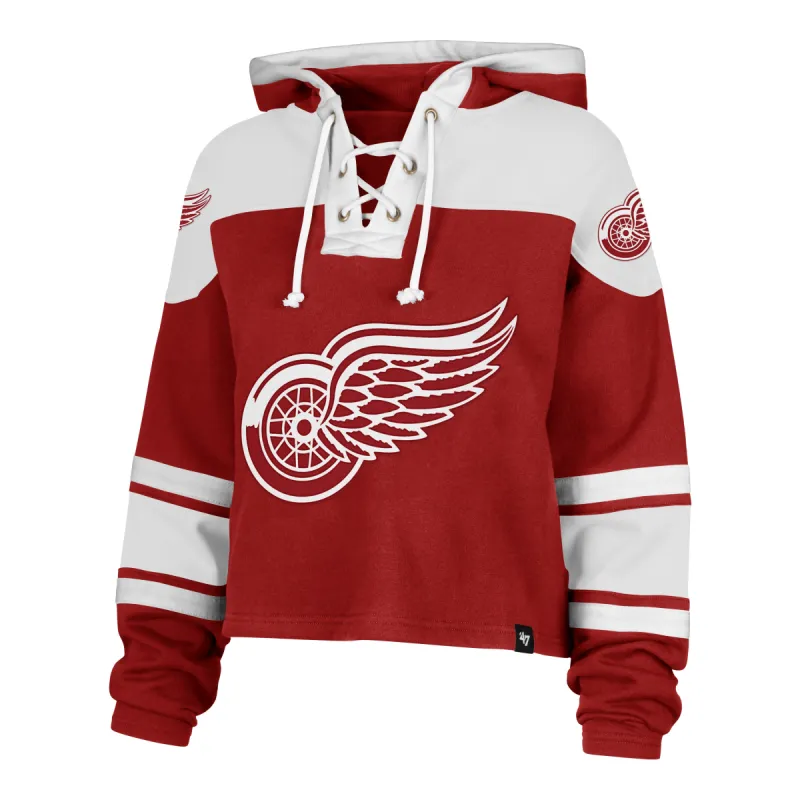 DETROIT RED WINGS CROPPED SUPERIOR '47 LACER HOOD WOMENS sold by 47