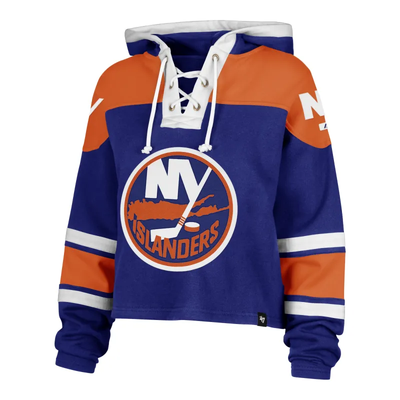 NEW YORK ISLANDERS CROPPED SUPERIOR '47 LACER HOOD WOMENS sold by 47